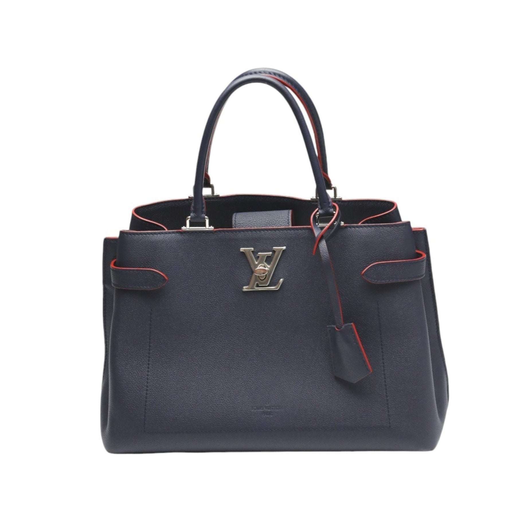 Louis Vuitton Handbag Bag Rock Me Day Marine Rouge Navy x Red LV