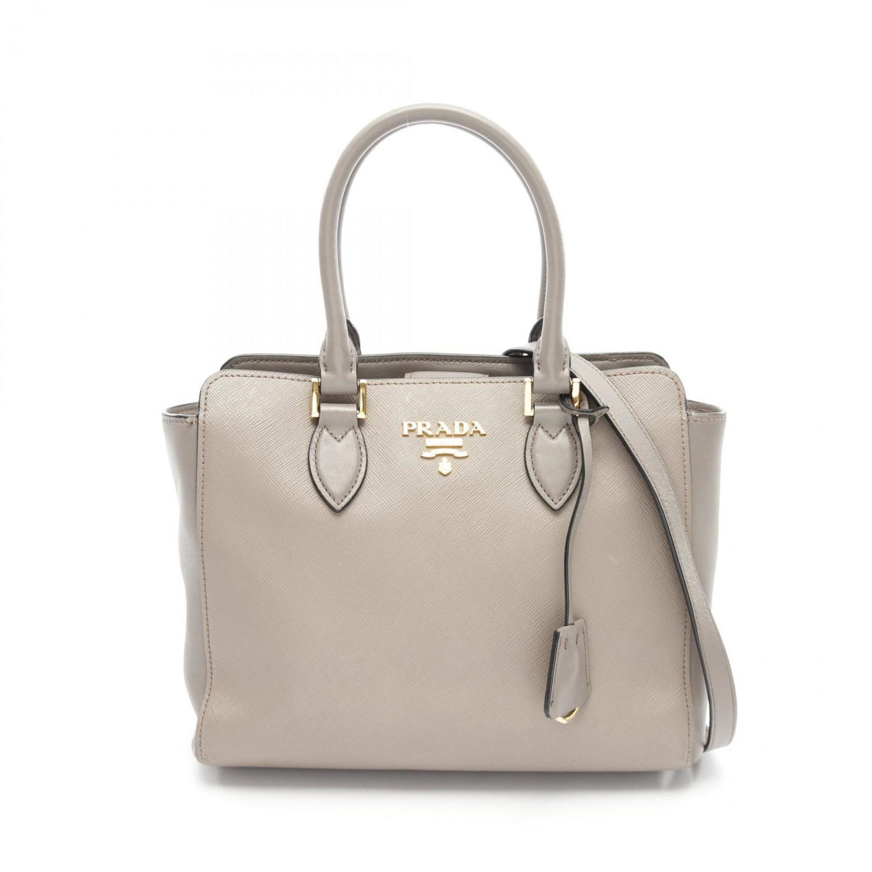PRADA SAFFIANO handbag, Saffiano leather, grey