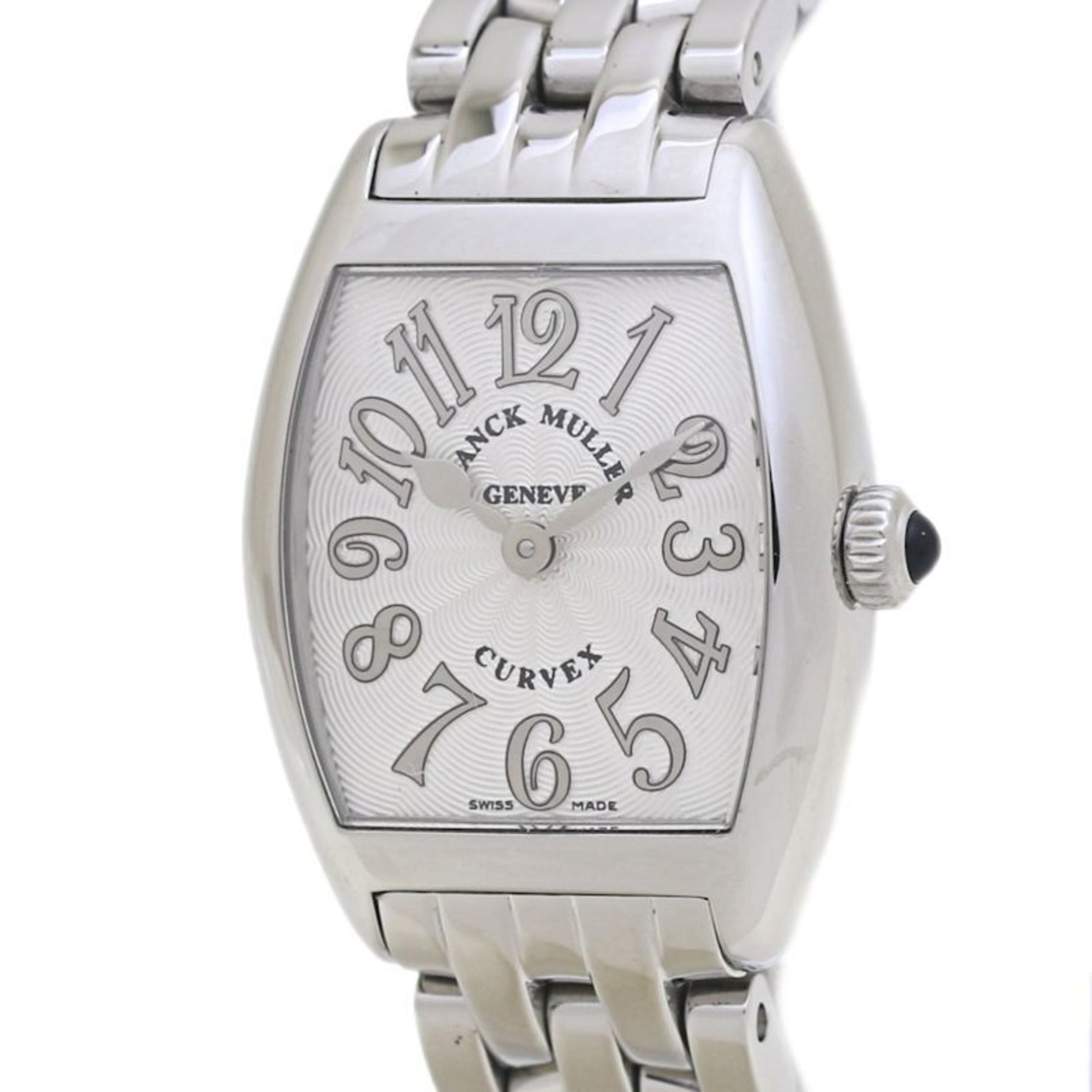 FRANCK MULLER Tonneau Curvex Intermediaire Relief 2252RELAC Women's Stainless Steel Watch