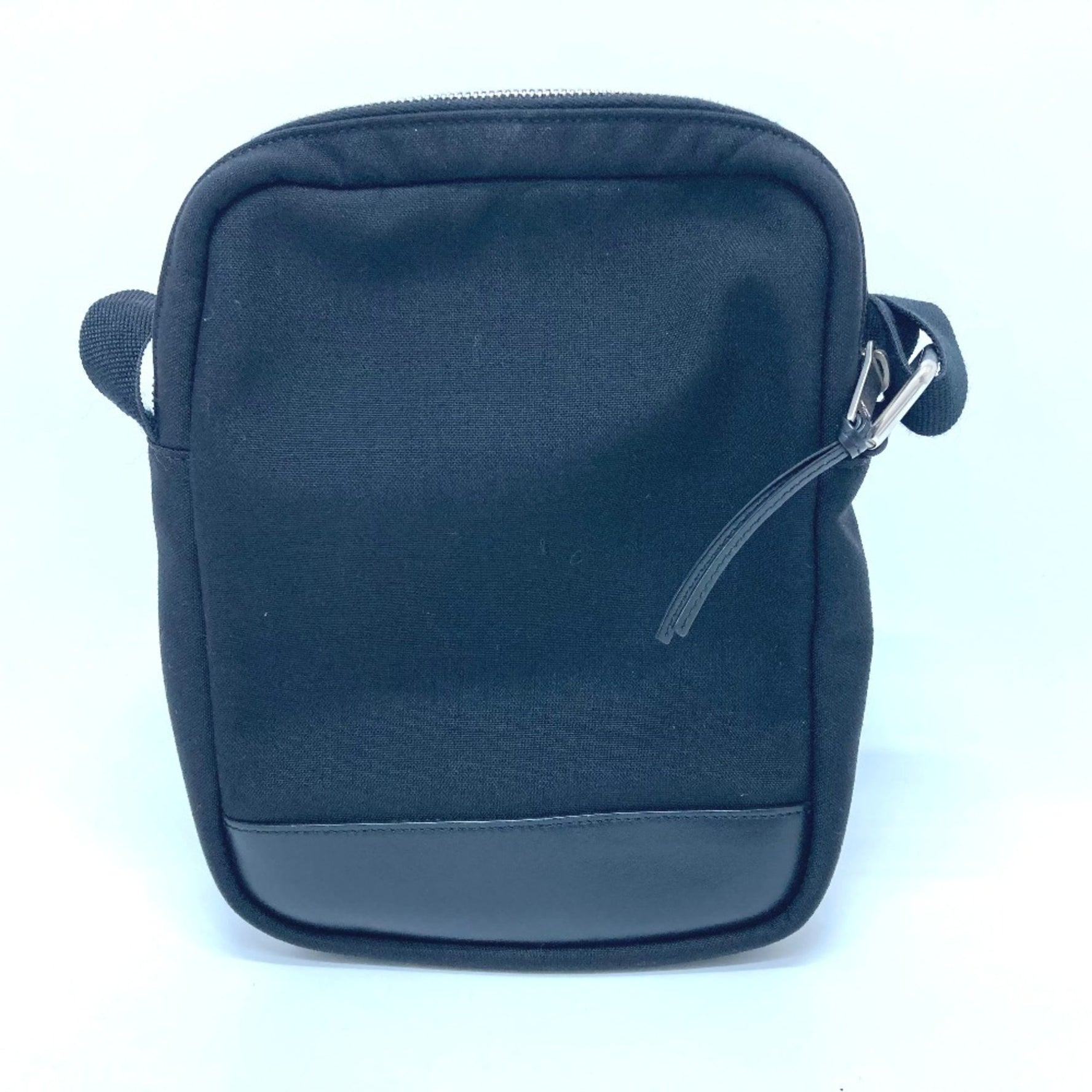 Saint Laurent logo plate shoulder bag, crossbody canvas, leather, ladies