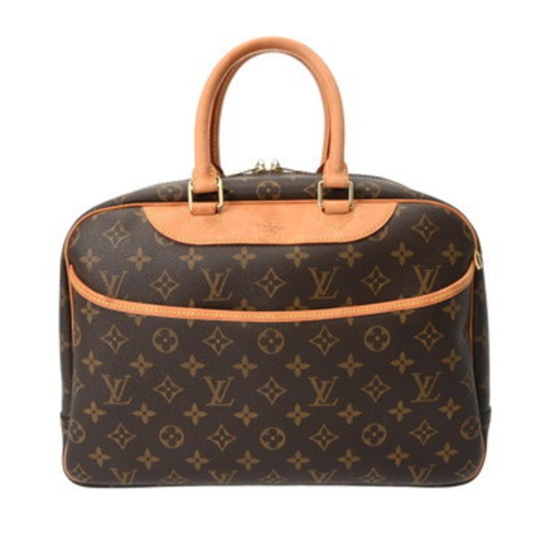 LOUIS VUITTON Monogram Deauville Canvas Handbag