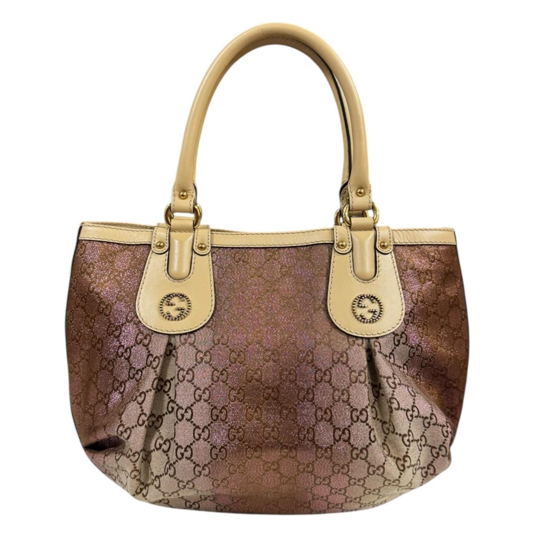 Gucci Scarlet Interlocking G GG Canvas Handbag
