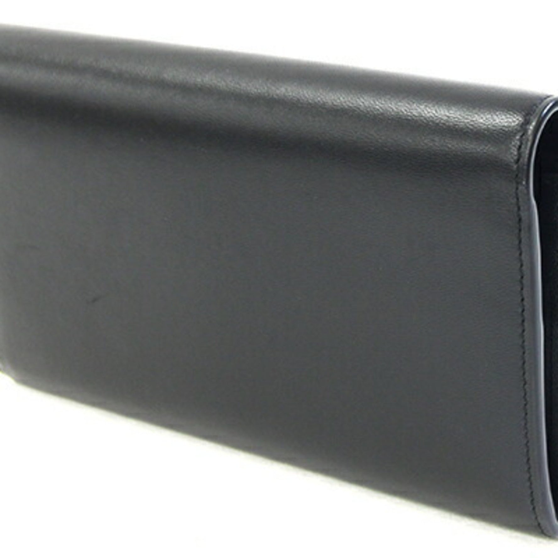 Saint Laurent Bi-fold Long Wallet Leather