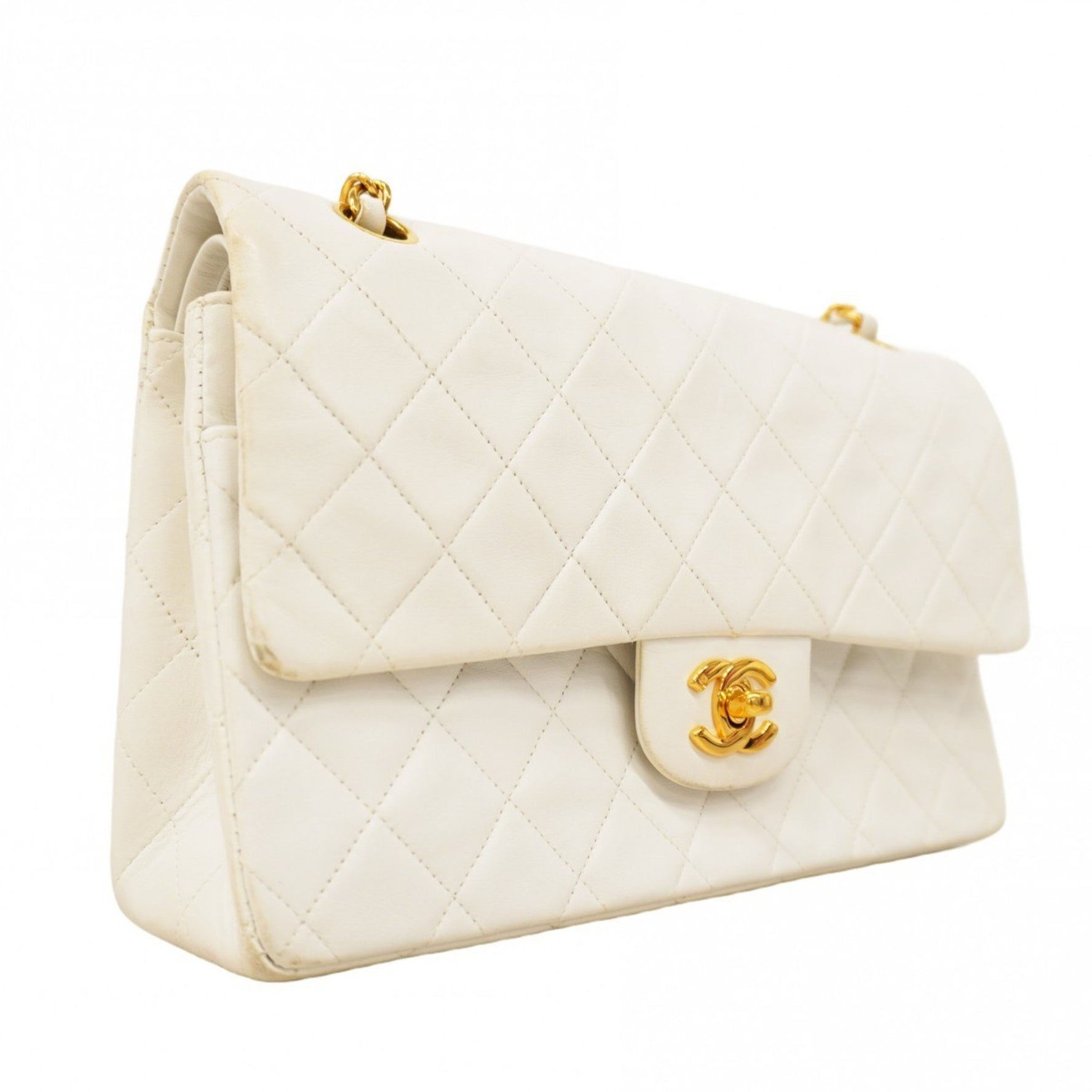 Chanel Matelasse Shoulder Bag with Double Flap and Chain, Lambskin