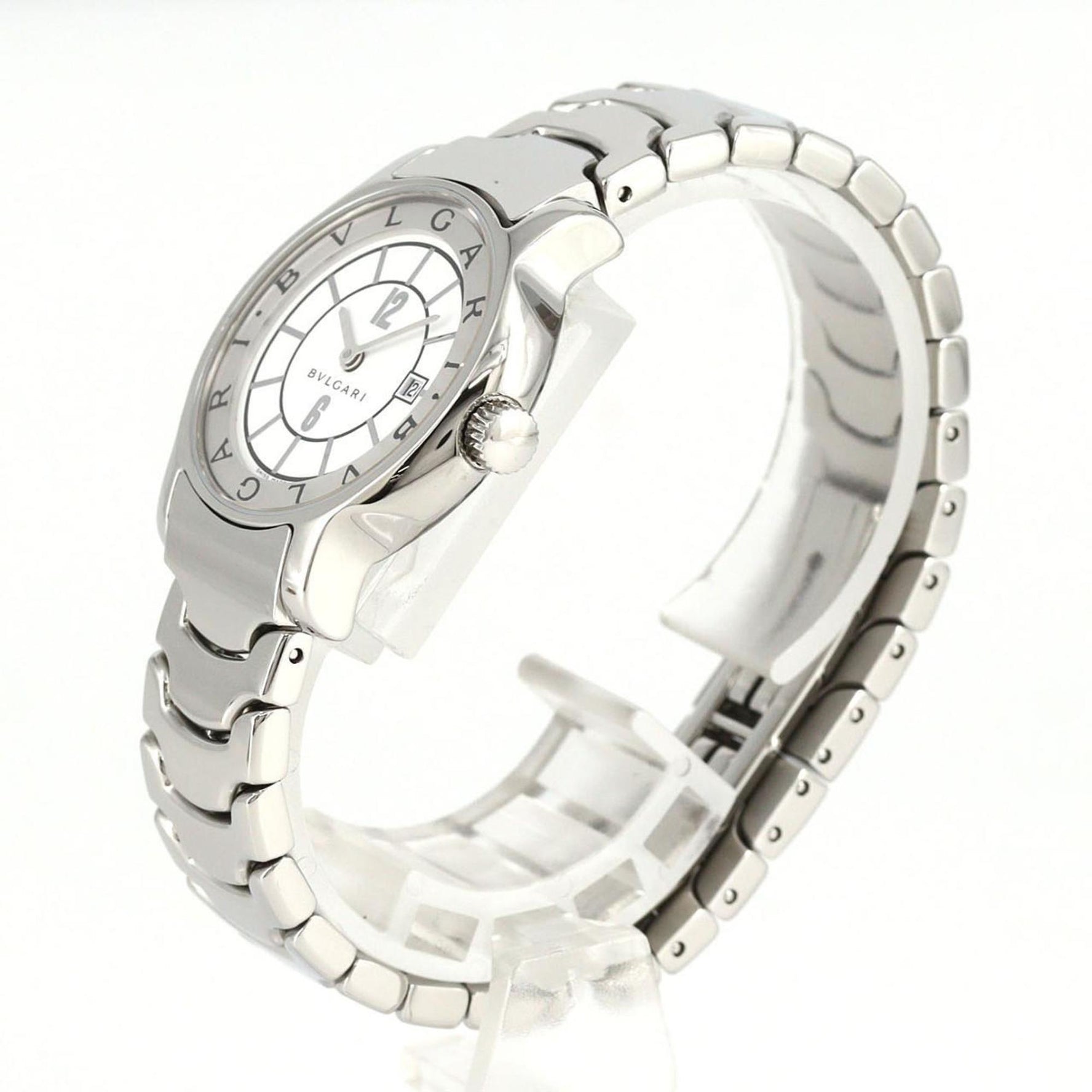 Bvlgari Solotempo Stainless Steel Quartz Watch