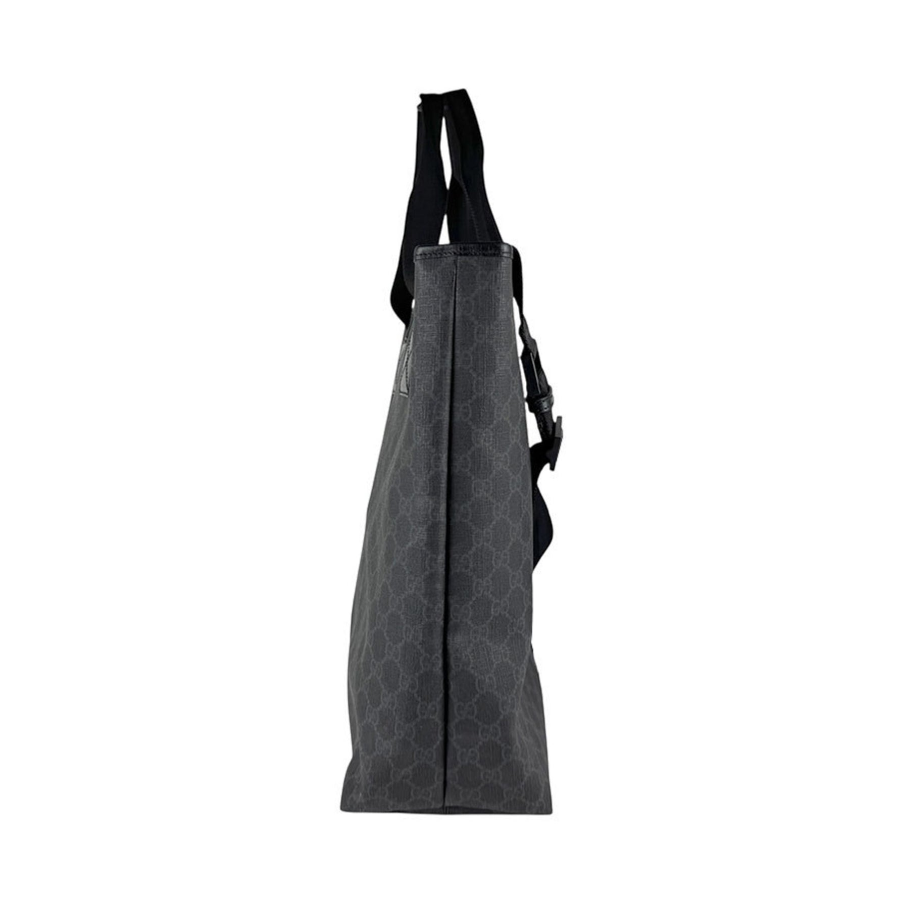 Gucci GG Supreme Canvas Handbag Shoulder Bag Black/Grey Men's