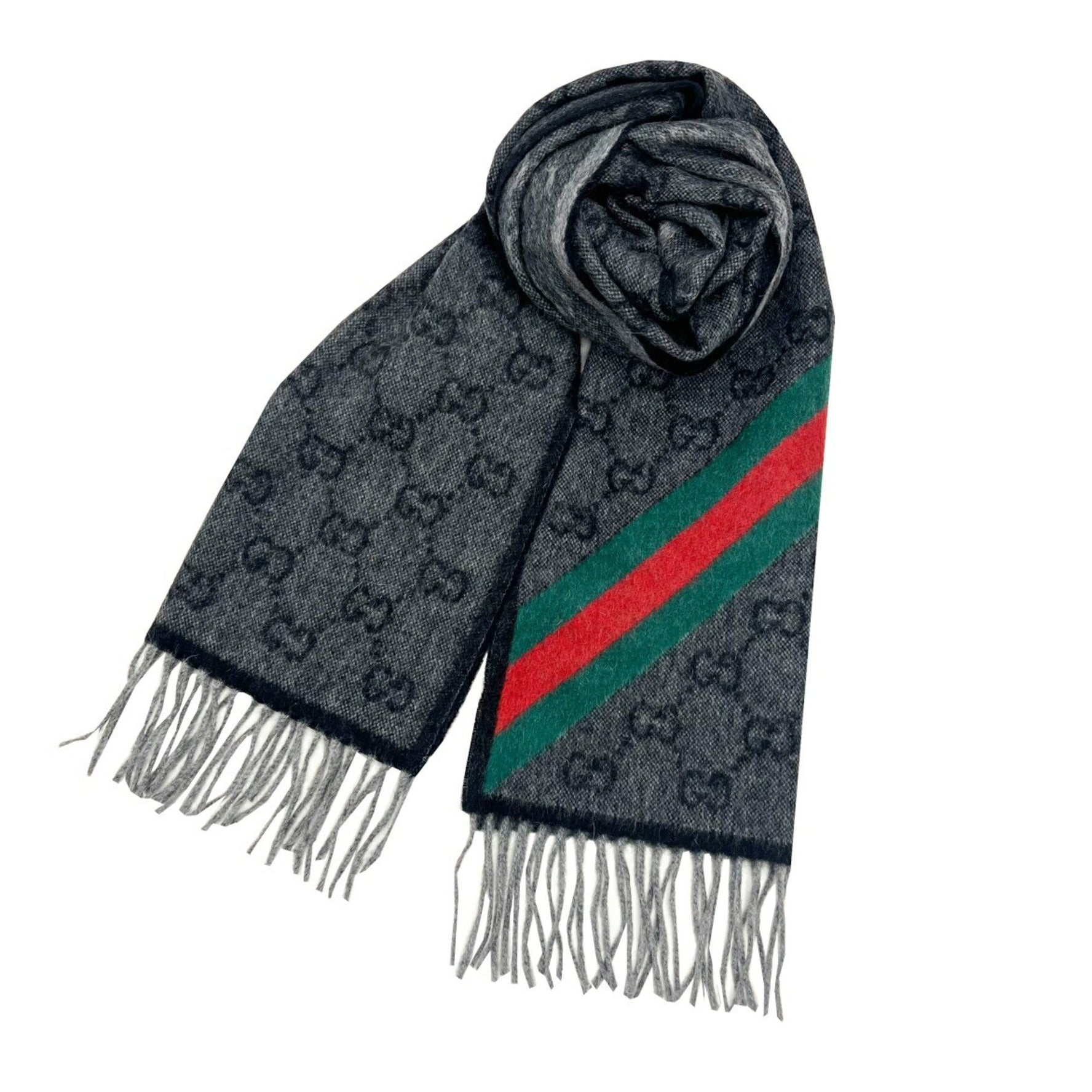 GUCCI Sherry Line Scarf 75% Wool, 25% Alpaca