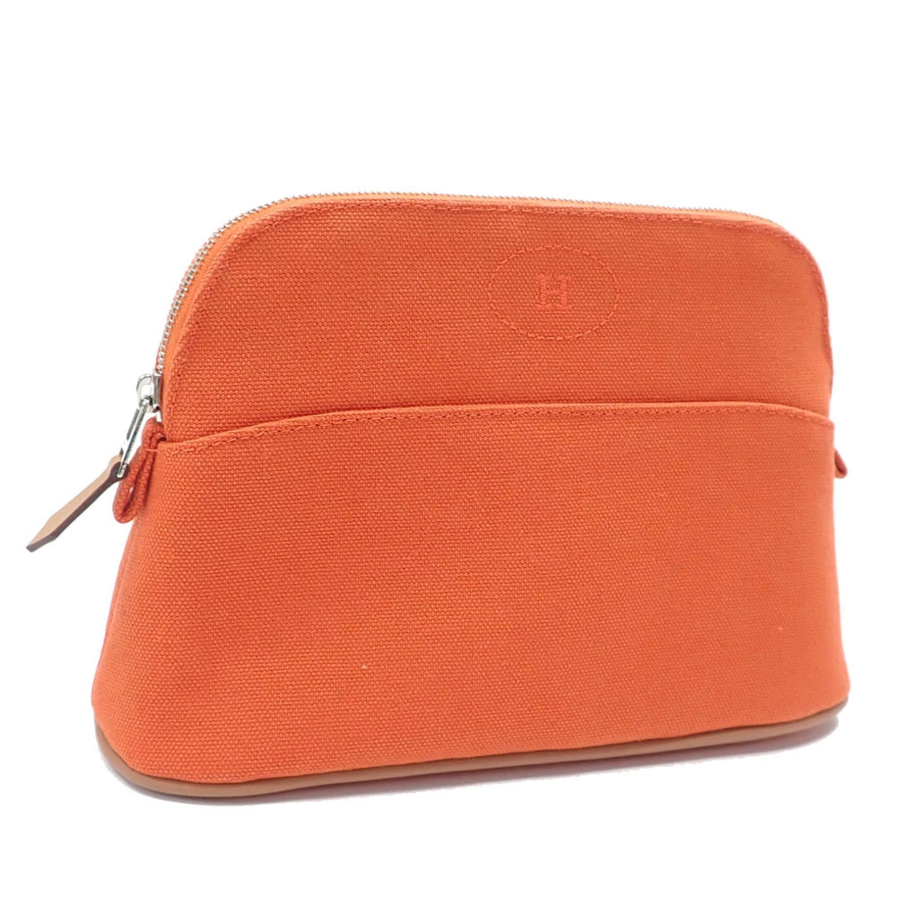 Hermès Bolide Mini Pouch Feu Cotton Canvas, HERMES 20