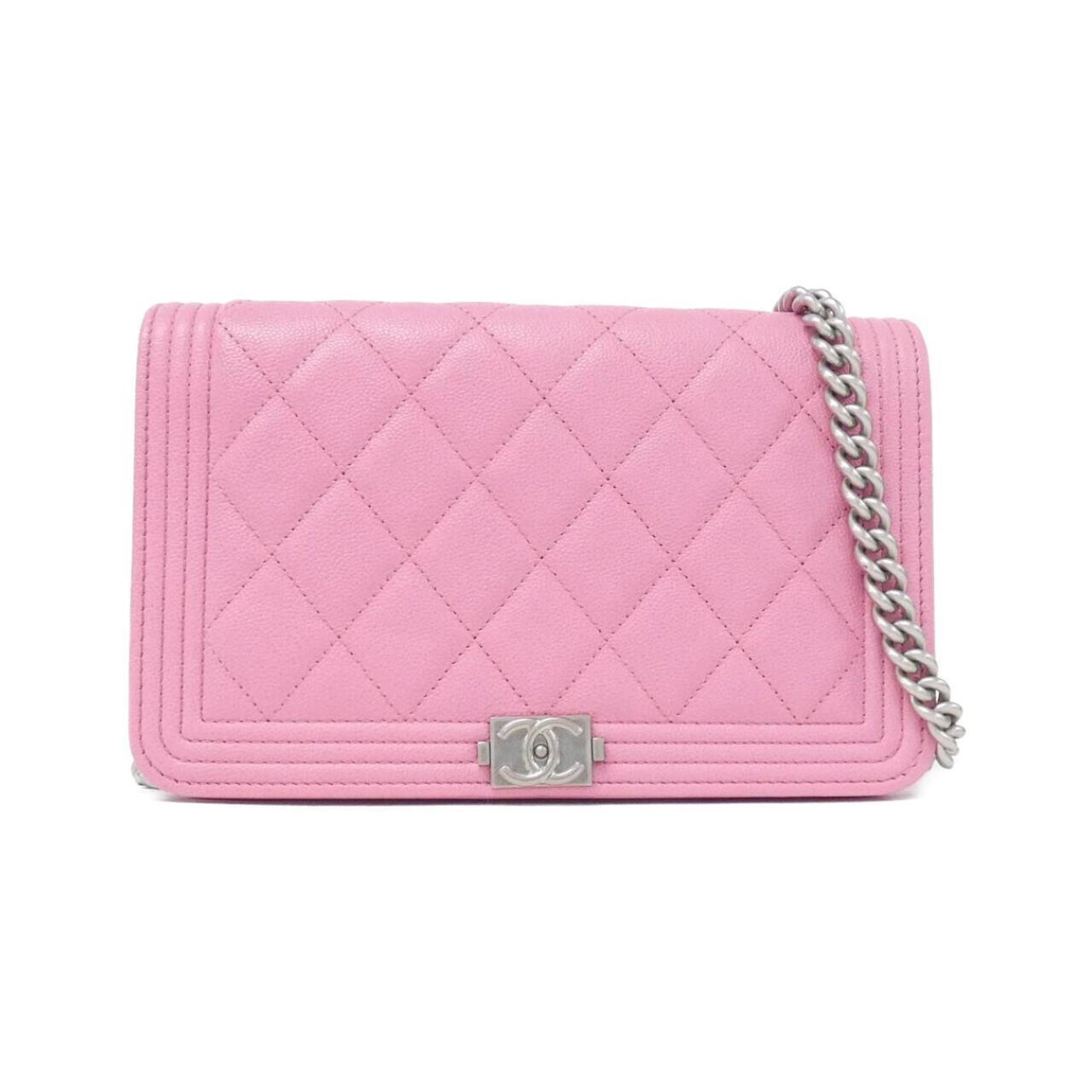 Chanel Boy Line Chain Wallet