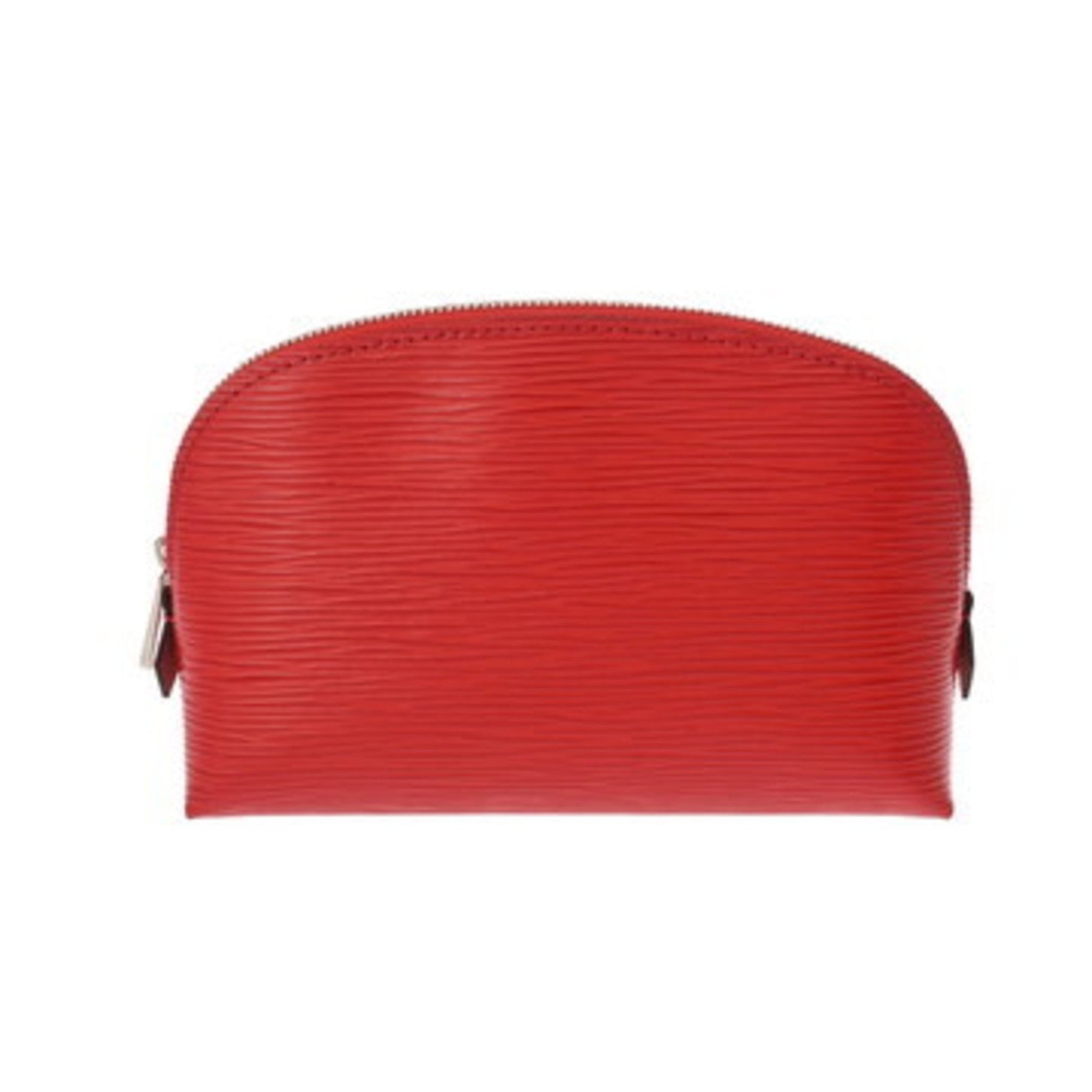LOUIS VUITTON Epi Cosmetic Pochette Coquelicot Unisex Leather Pouch