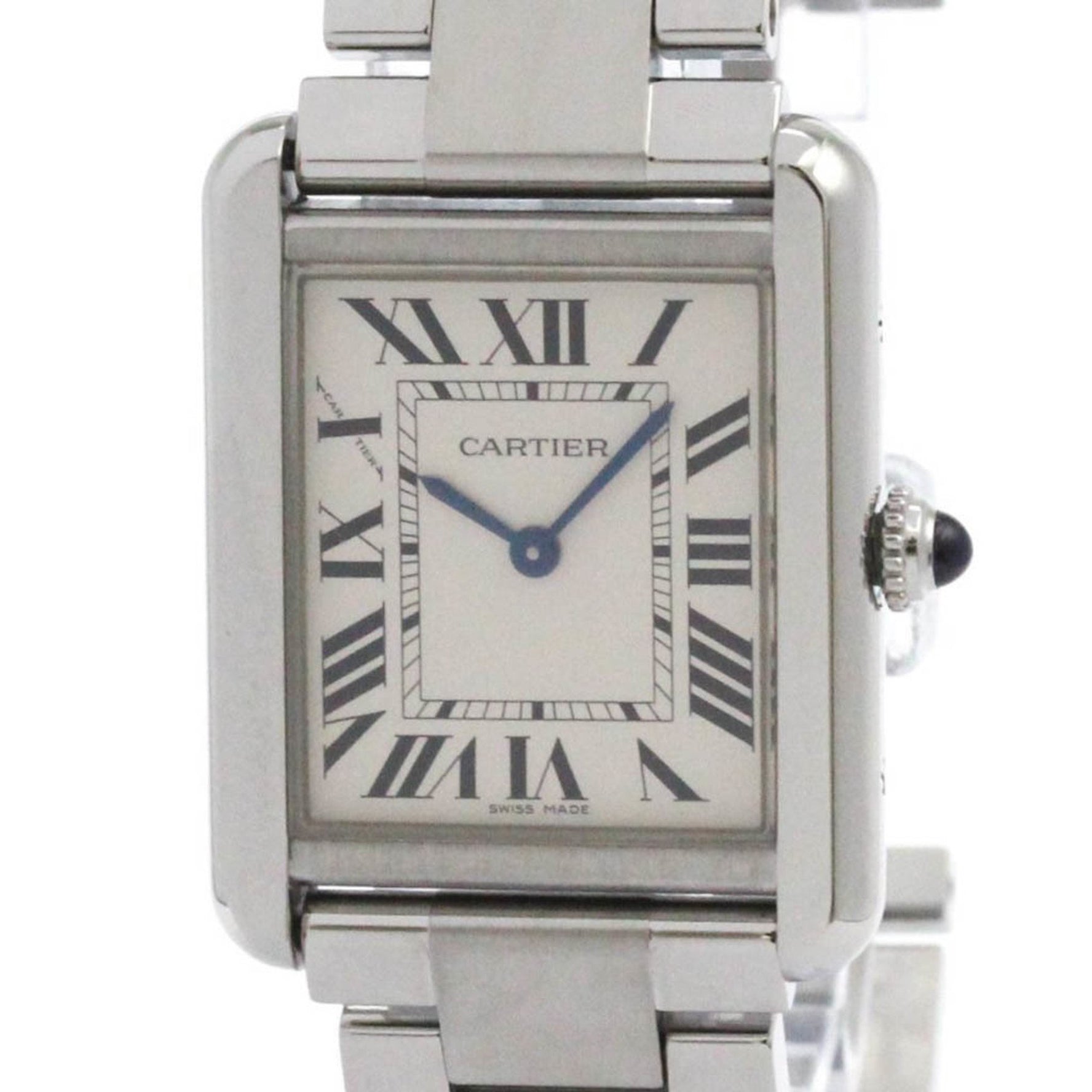 CARTIER Tank Solo SM Steel Quartz Ladies Watch Polished