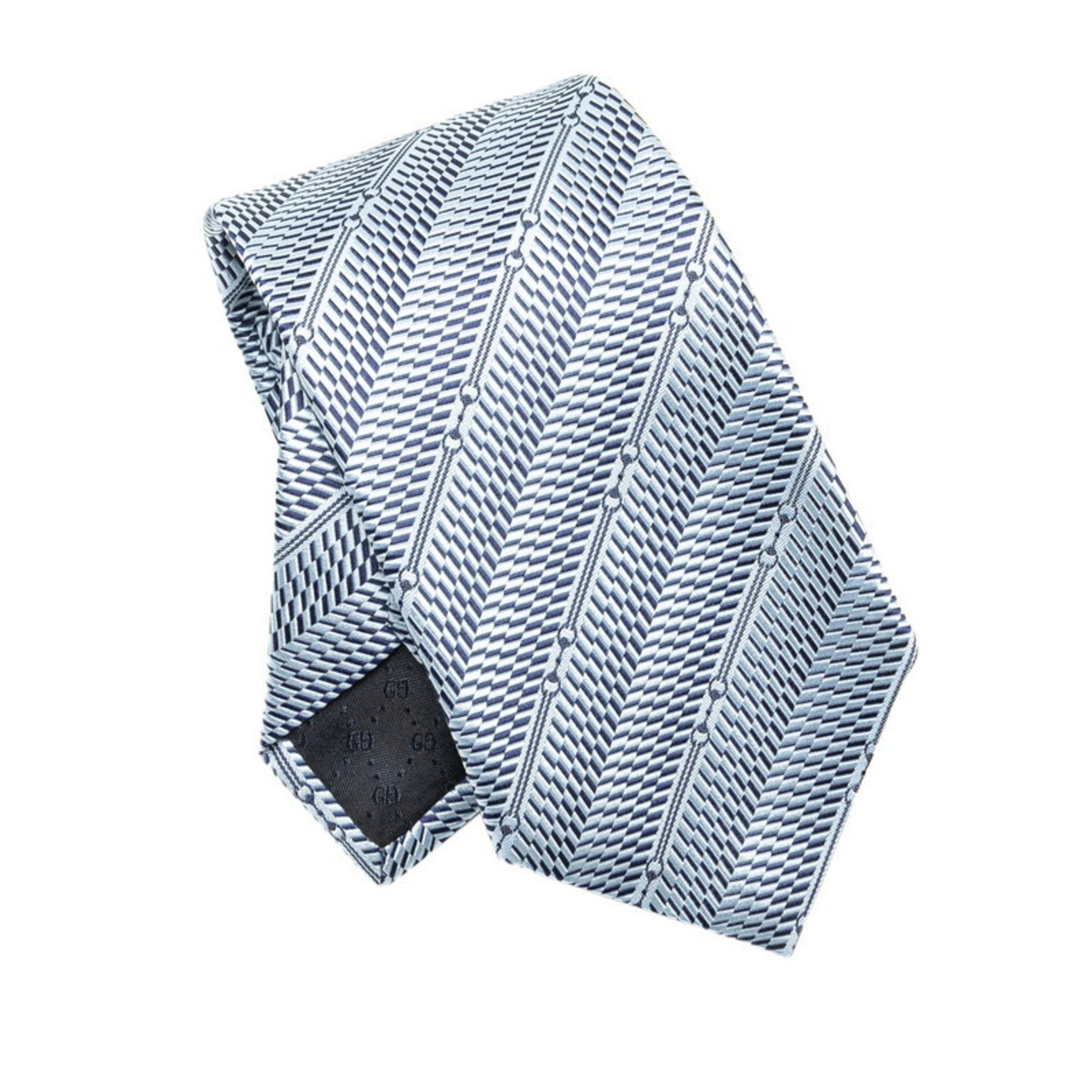 GUCCI Striped Tie Silk
