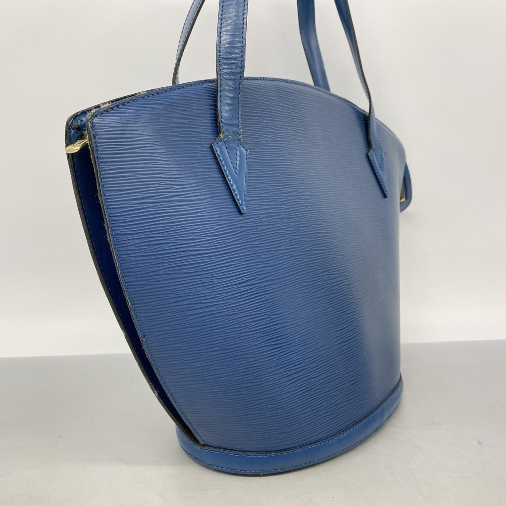 Louis Vuitton Epi Saint-Jacques Shoulder Bag Toledo Blue