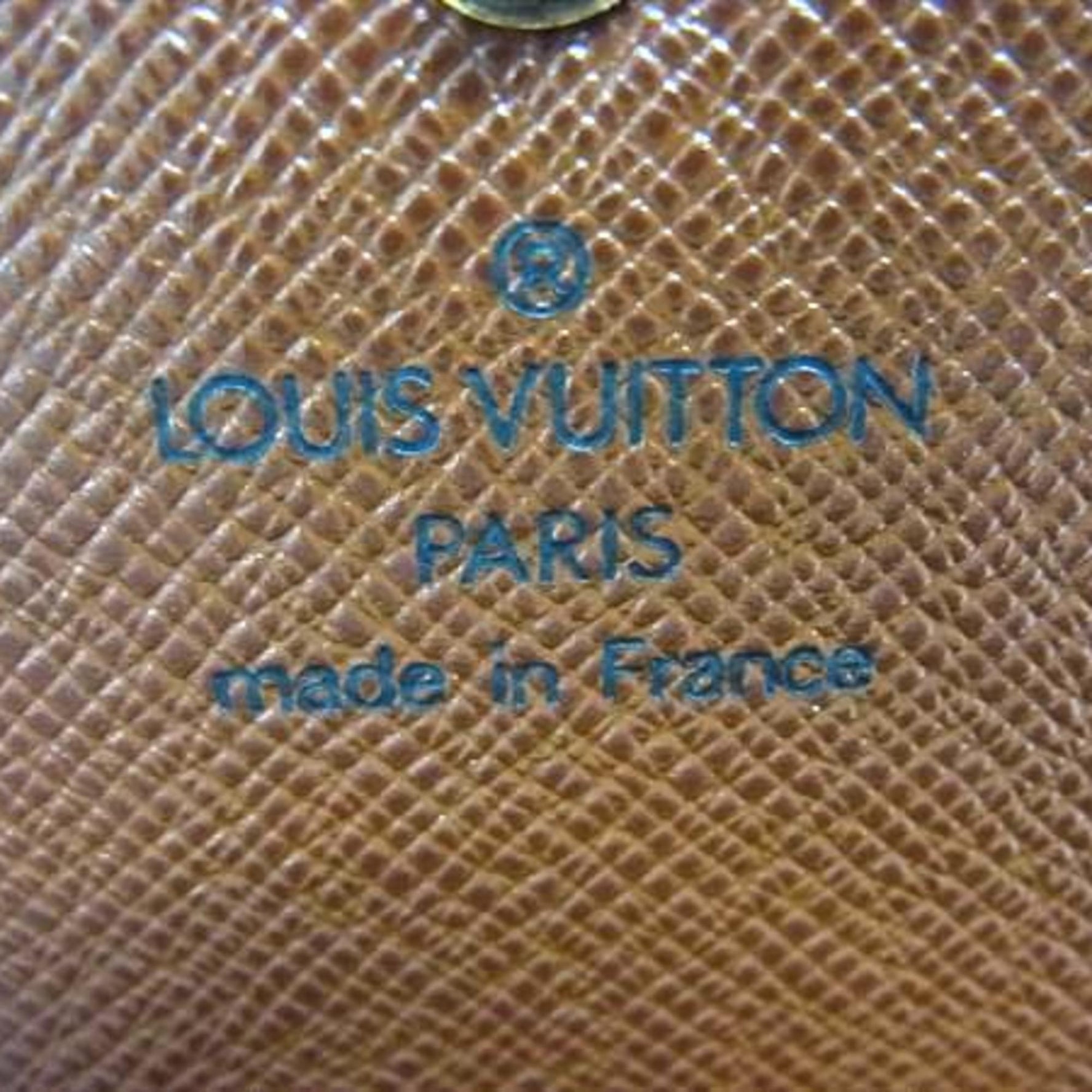 LOUIS VUITTON Louis Vuitton Monogram Porte-Monnaie Guze Wallet/Coin Case Brown Leather Men's/Women's