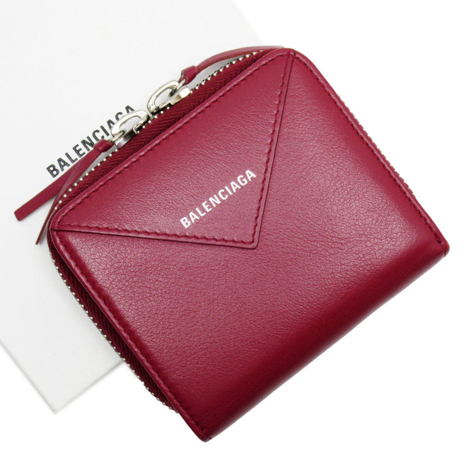 BALENCIAGA Bi-fold Wallet Leather Men's