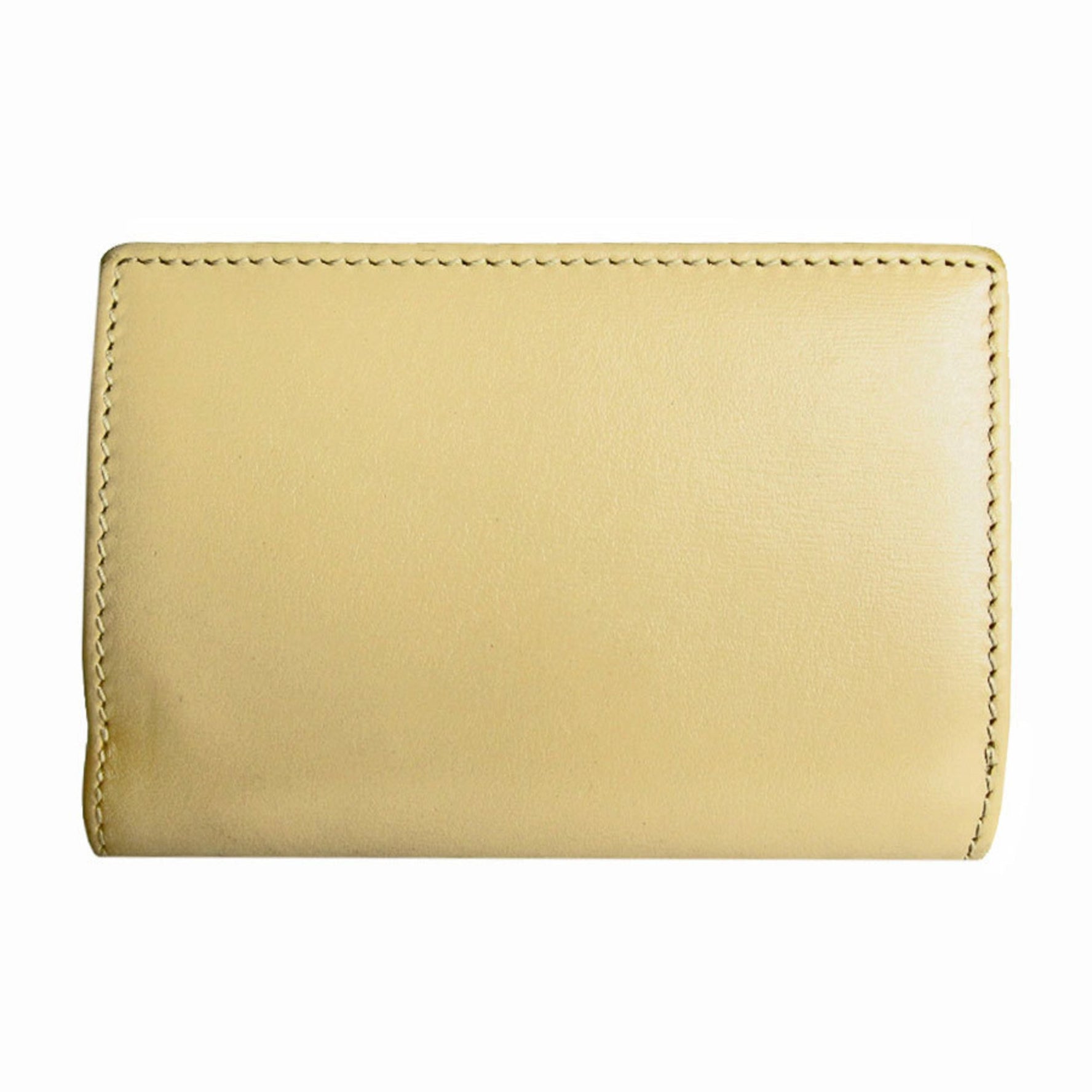 GUCCI Tri-fold wallet Compact Horsebit leather Gold