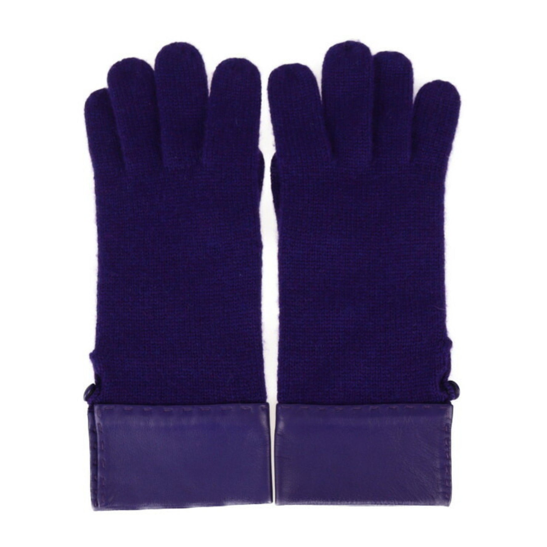 HERMES Gloves SM Cashmere Lambskin Violet Margiela Period