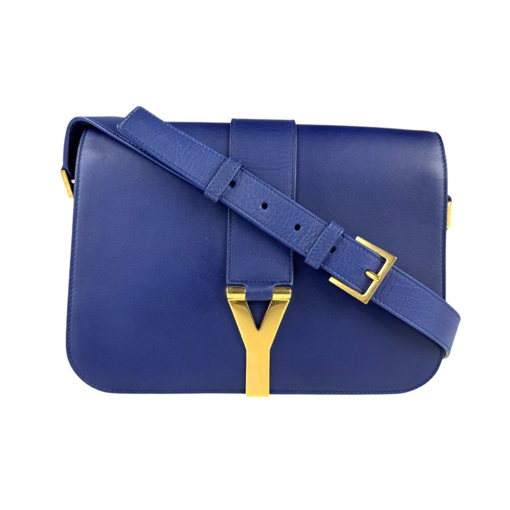 Saint Laurent shoulder bag leather gold