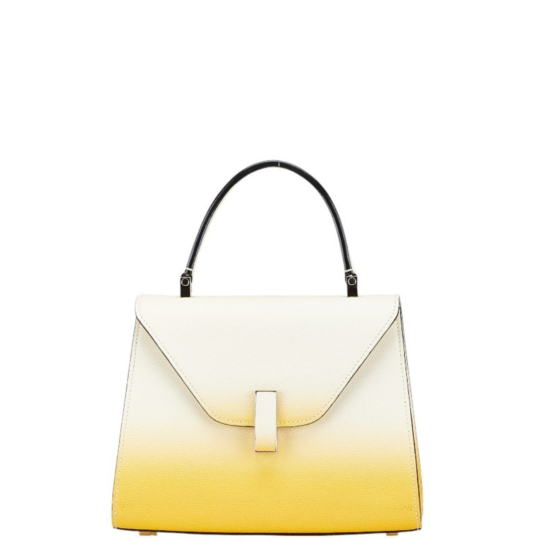 Valextra Leather Handbag Beige,Yellow
