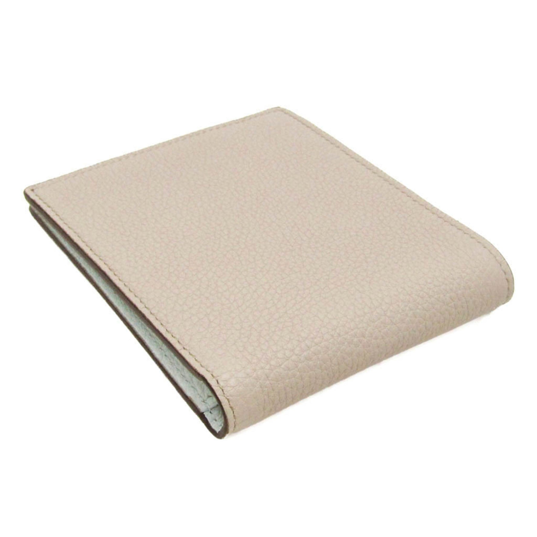 Fendi Women,Men Leather Bill Wallet (bi-fold) Light Blue Gray,Light Gray