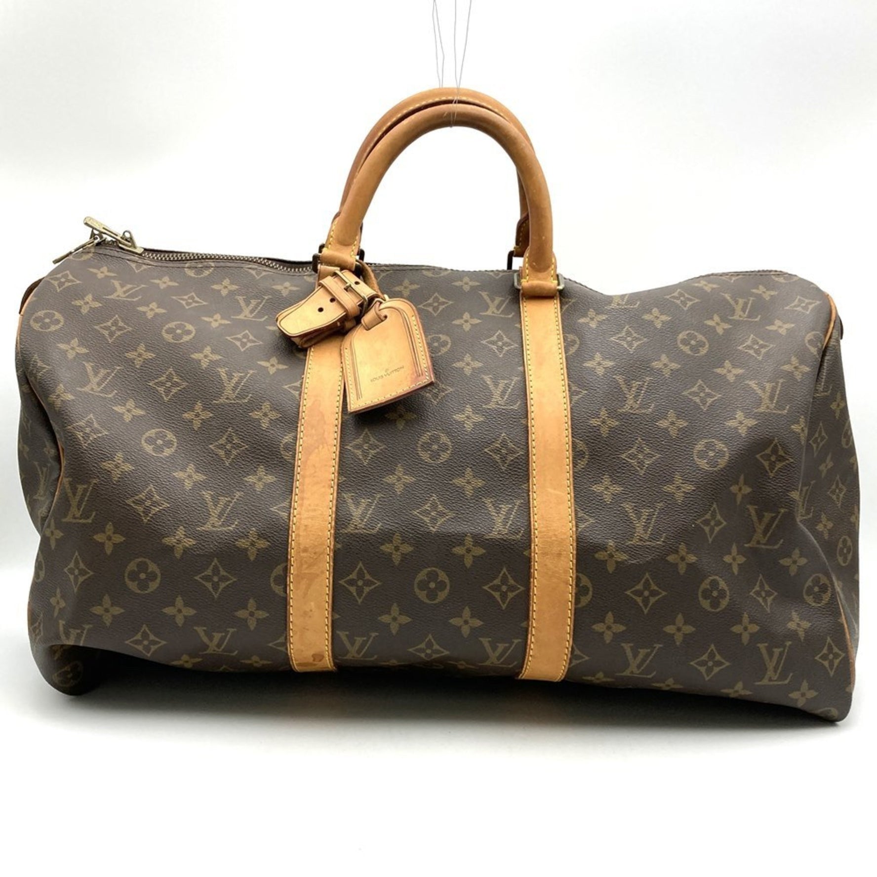 Louis Vuitton Keepall 50 Boston Bag, Monogram Canvas, Travel Bag