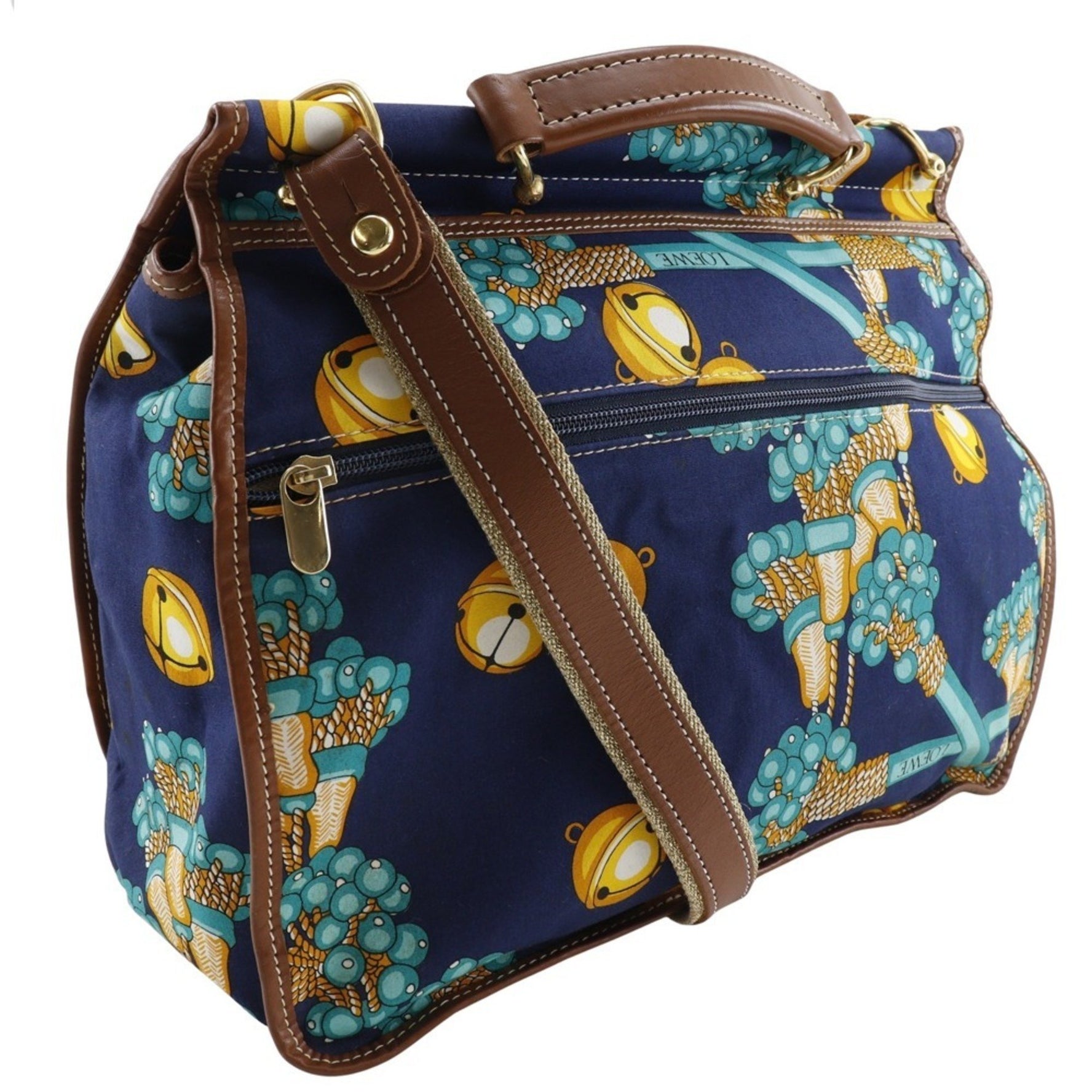 LOEWE Collection Line Shoulder Bag COLECCION JEREZ Canvas Flap