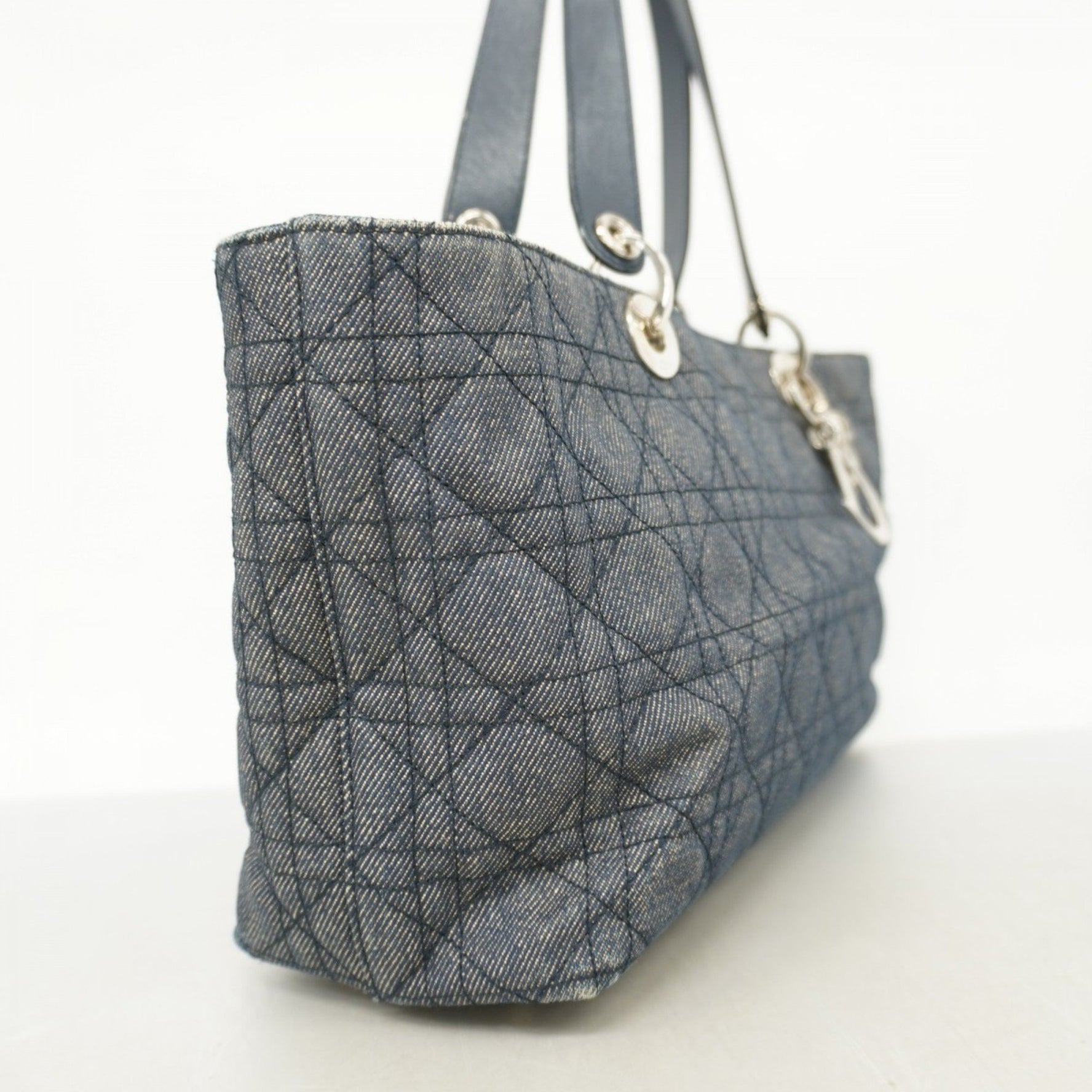 Christian Dior Cannage Denim Handbag