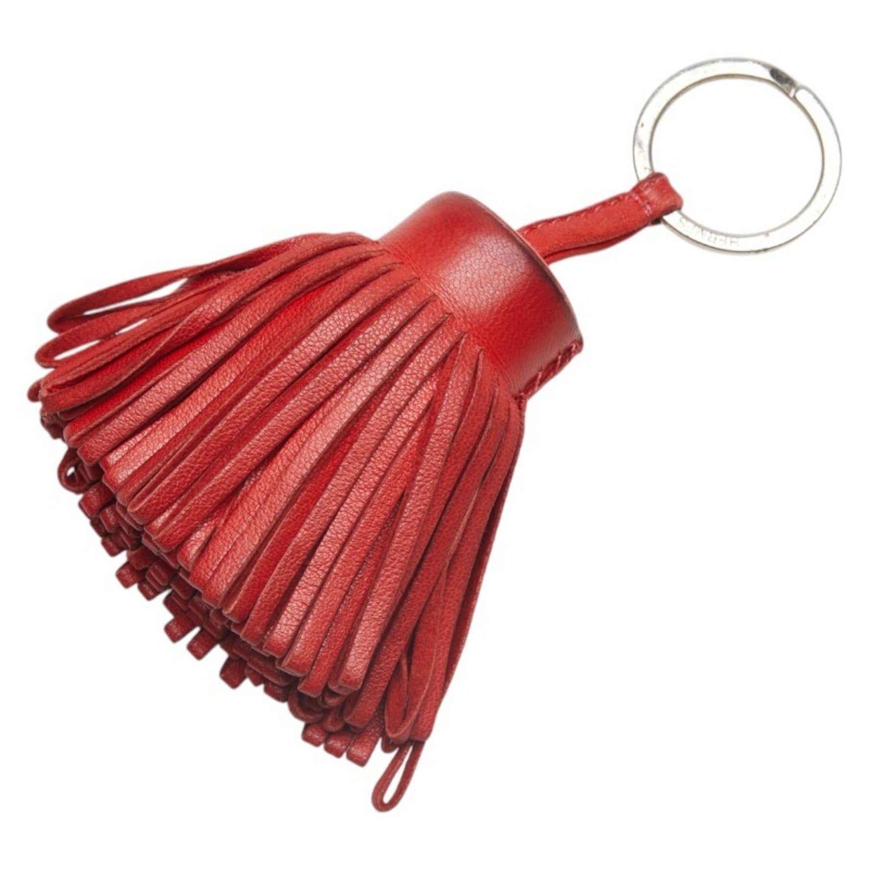 Hermes Carmen Charm Keychain Red Anjo Miro