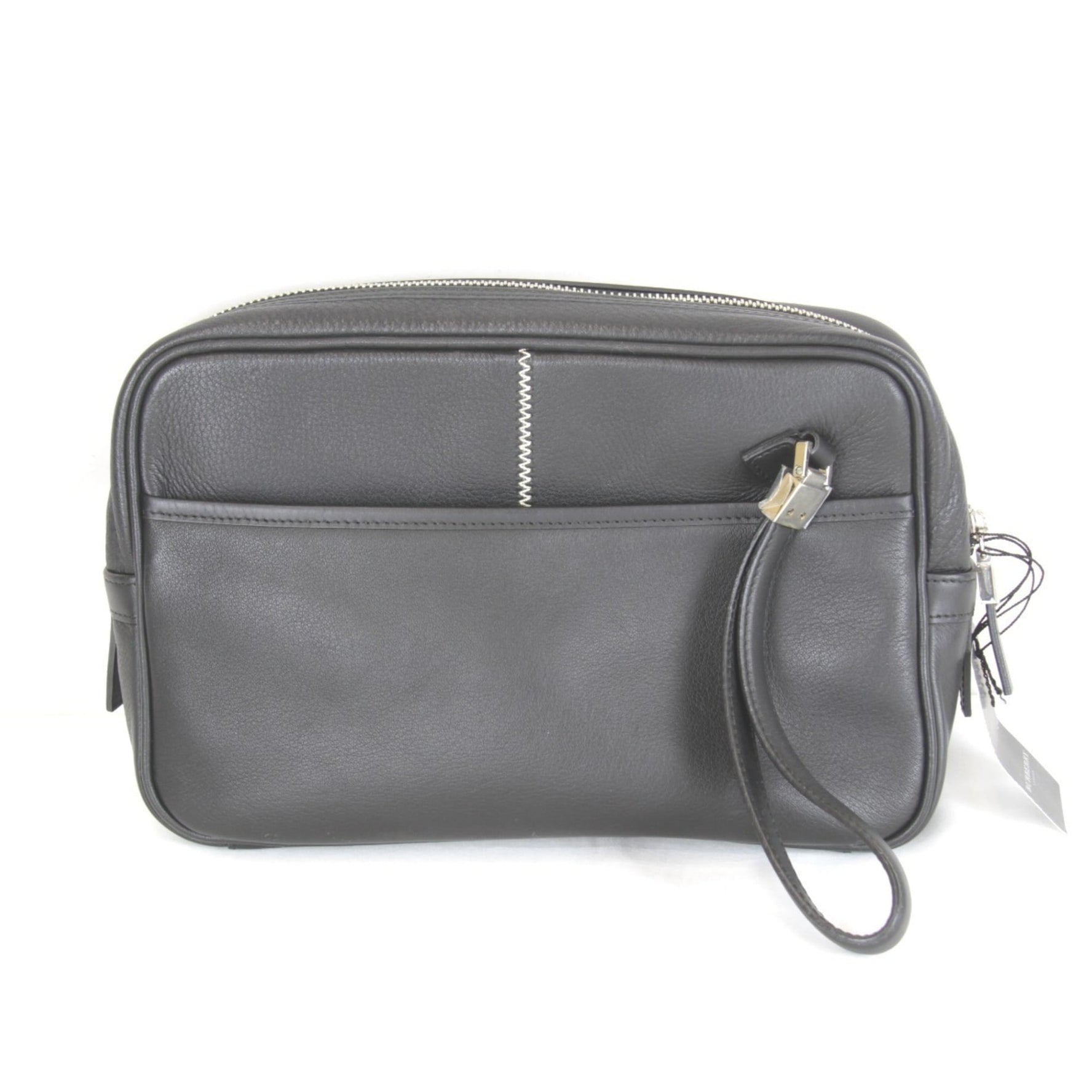 BURBERRY Stitch Clutch Bag/Second Bag Leather/Cotton