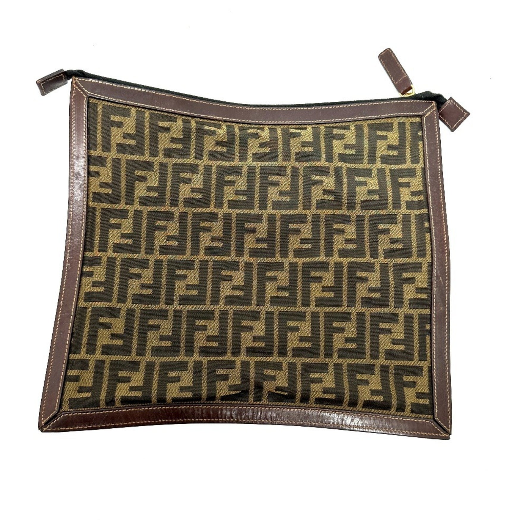 FENDI Zucca pattern flat canvas bag