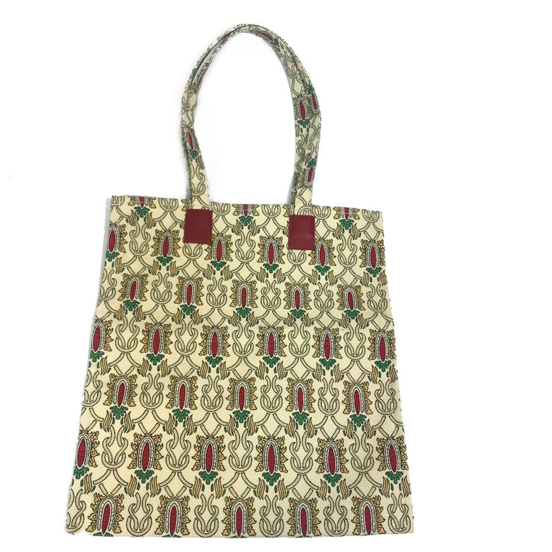 GUCCI All-over Print Canvas Shoulder Bag Tote in Multicolor