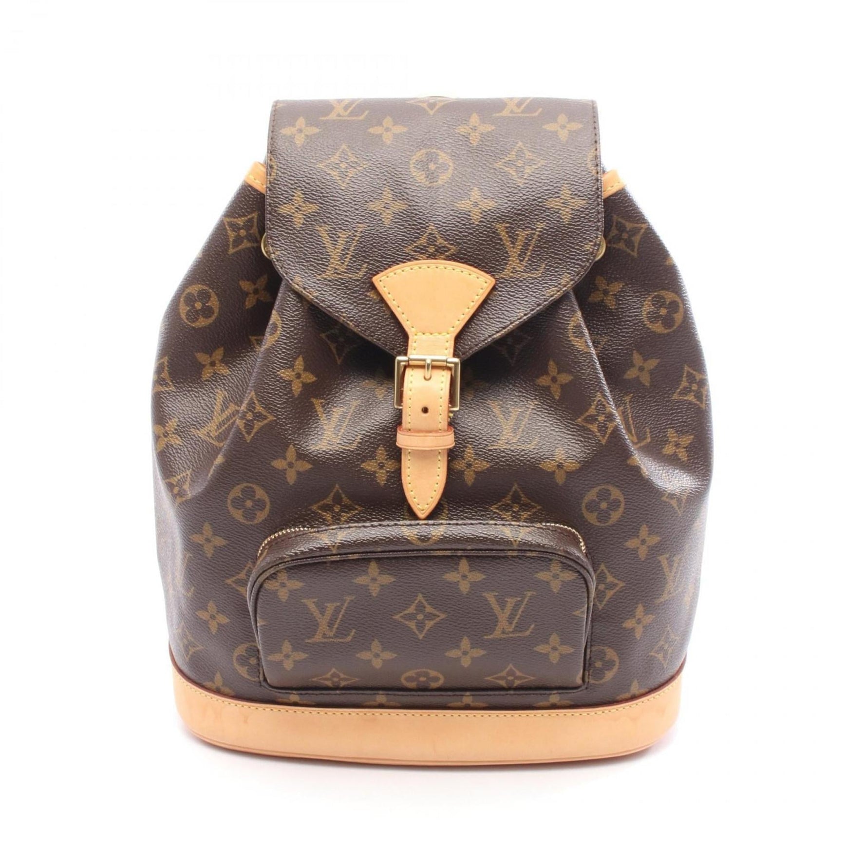 Louis Vuitton Montsouris MM Monogram Backpack, Coated Canvas and Leather