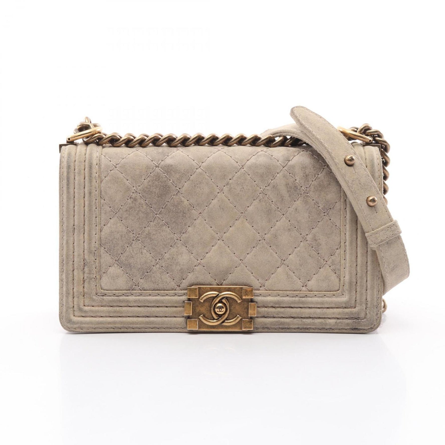CHANEL Boy Shoulder Bag, Calfskin Leather