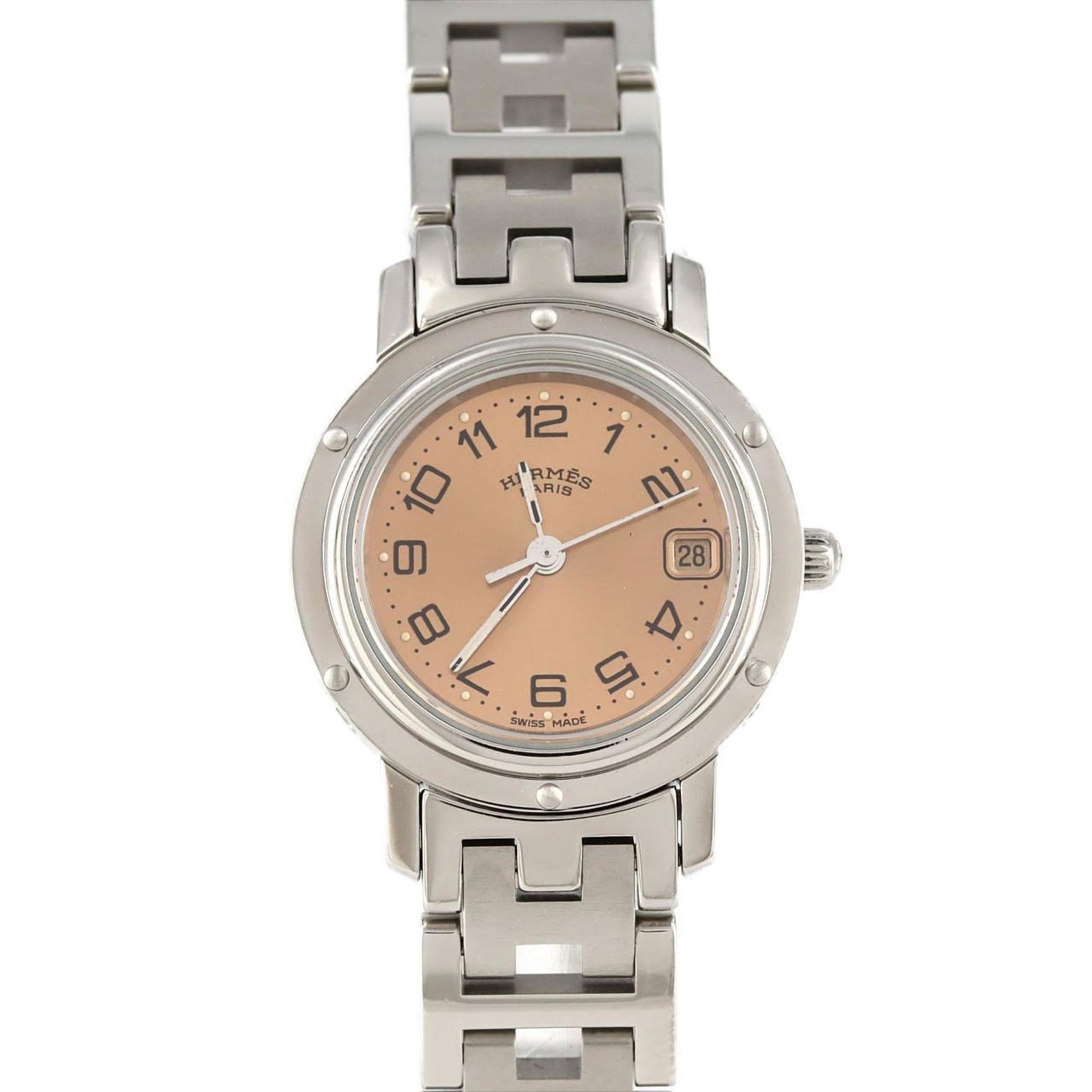 Hermes Clipper SS Quartz Watch