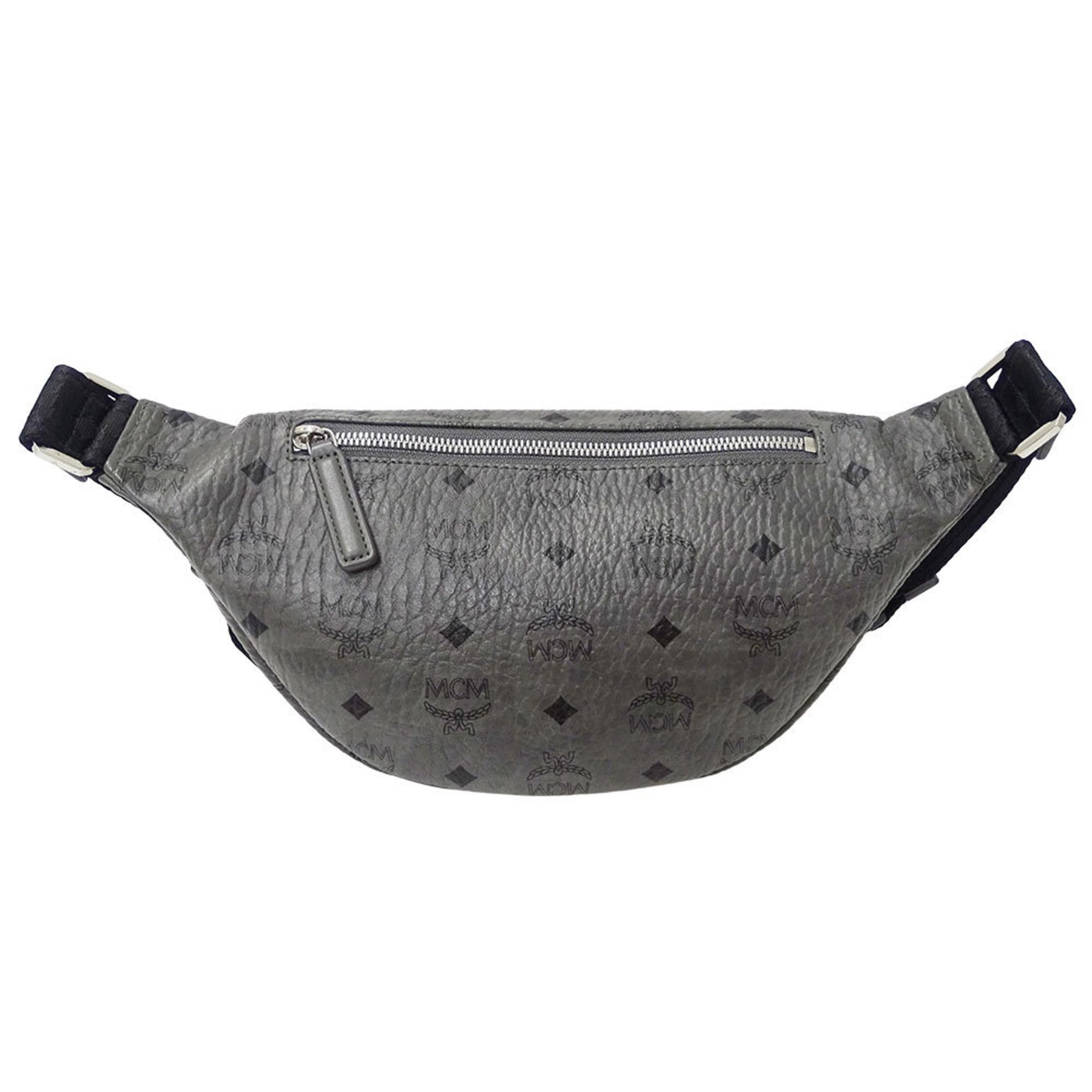 MCM Visetos brand body bag/waist bag coated canvas mini with logo.