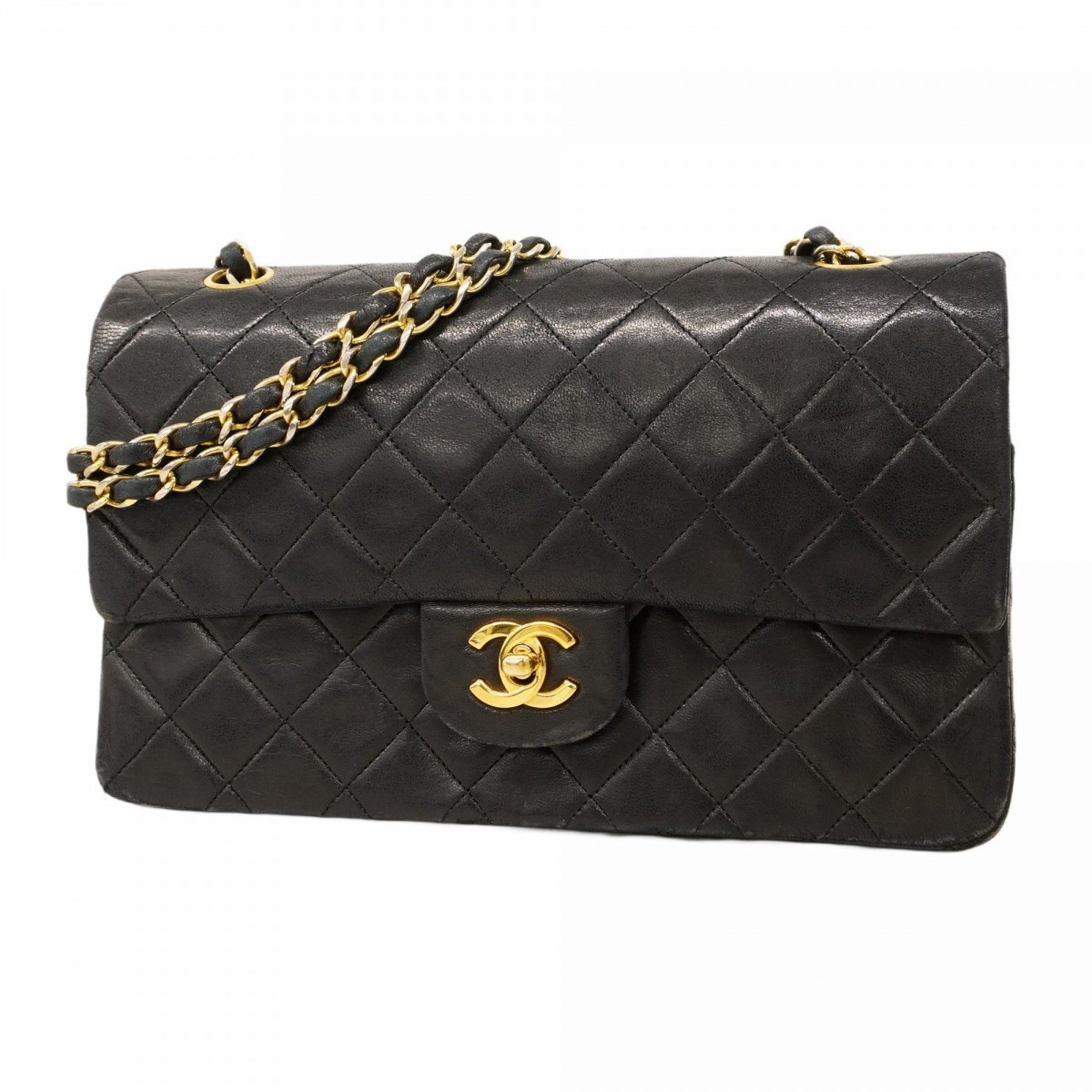 Chanel Matelasse Shoulder Bag with Double Flap and Chain, Lambskin