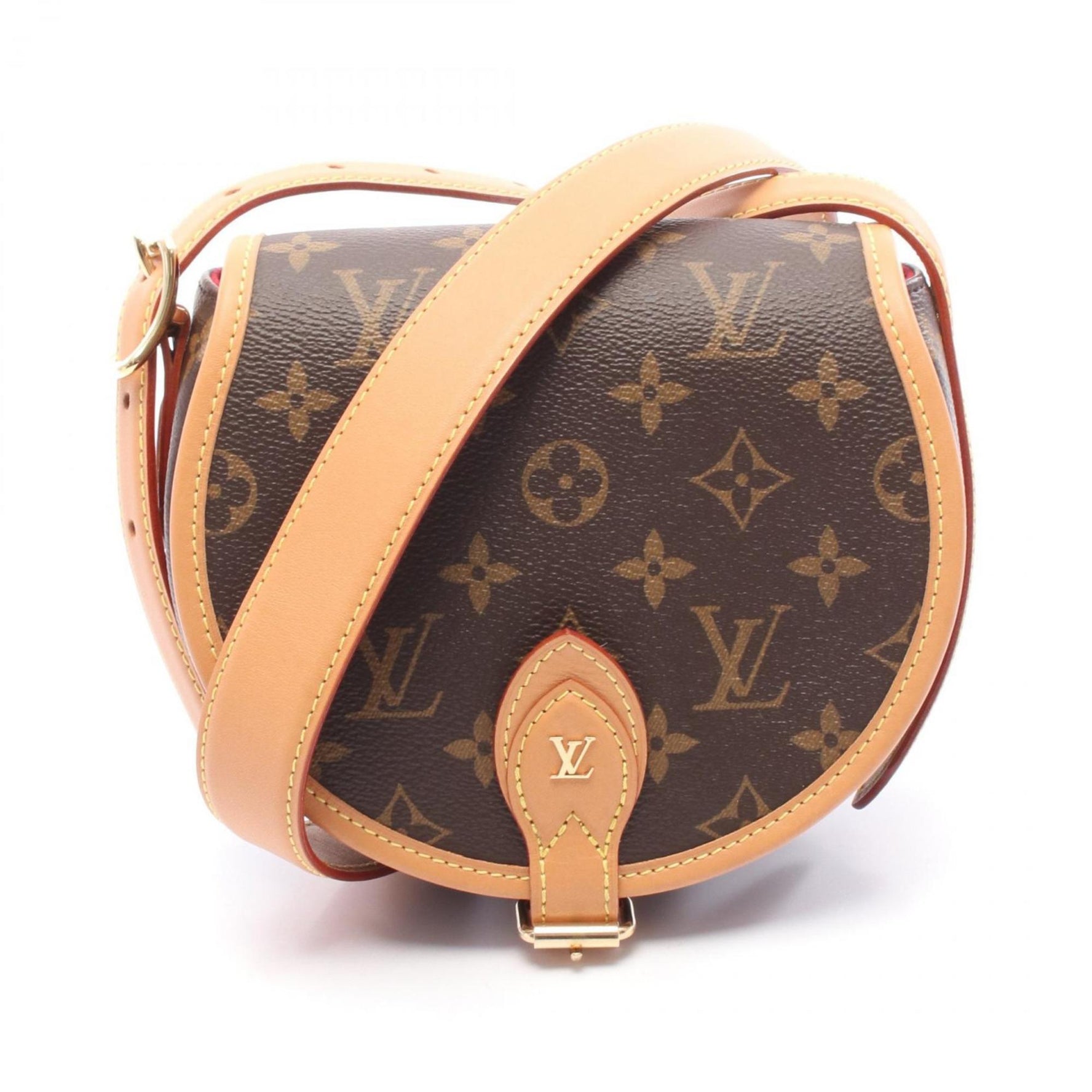 Louis Vuitton Tan Blanc Shoulder Bag, Coated Canvas and Leather, Monogram
