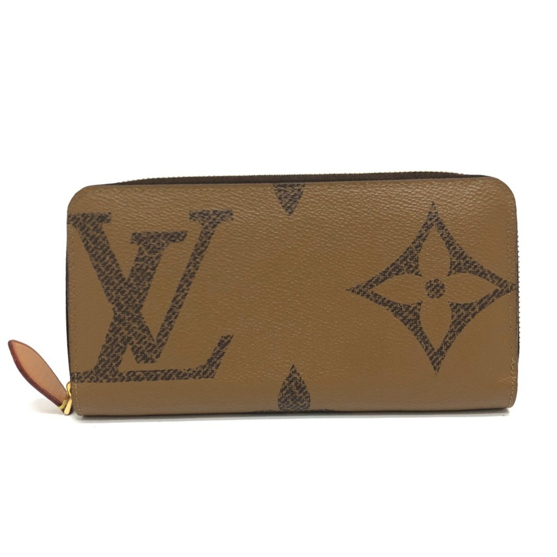 Louis Vuitton Monogram Giant Zippy Wallet Long Reverse Canvas