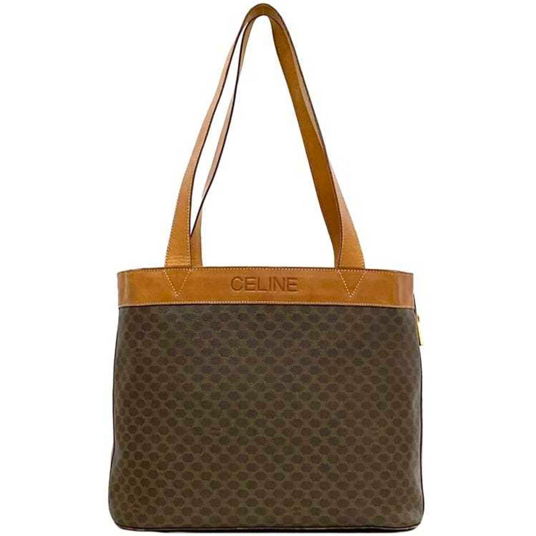 CELINE Tote Bag Macadam PVC Leather