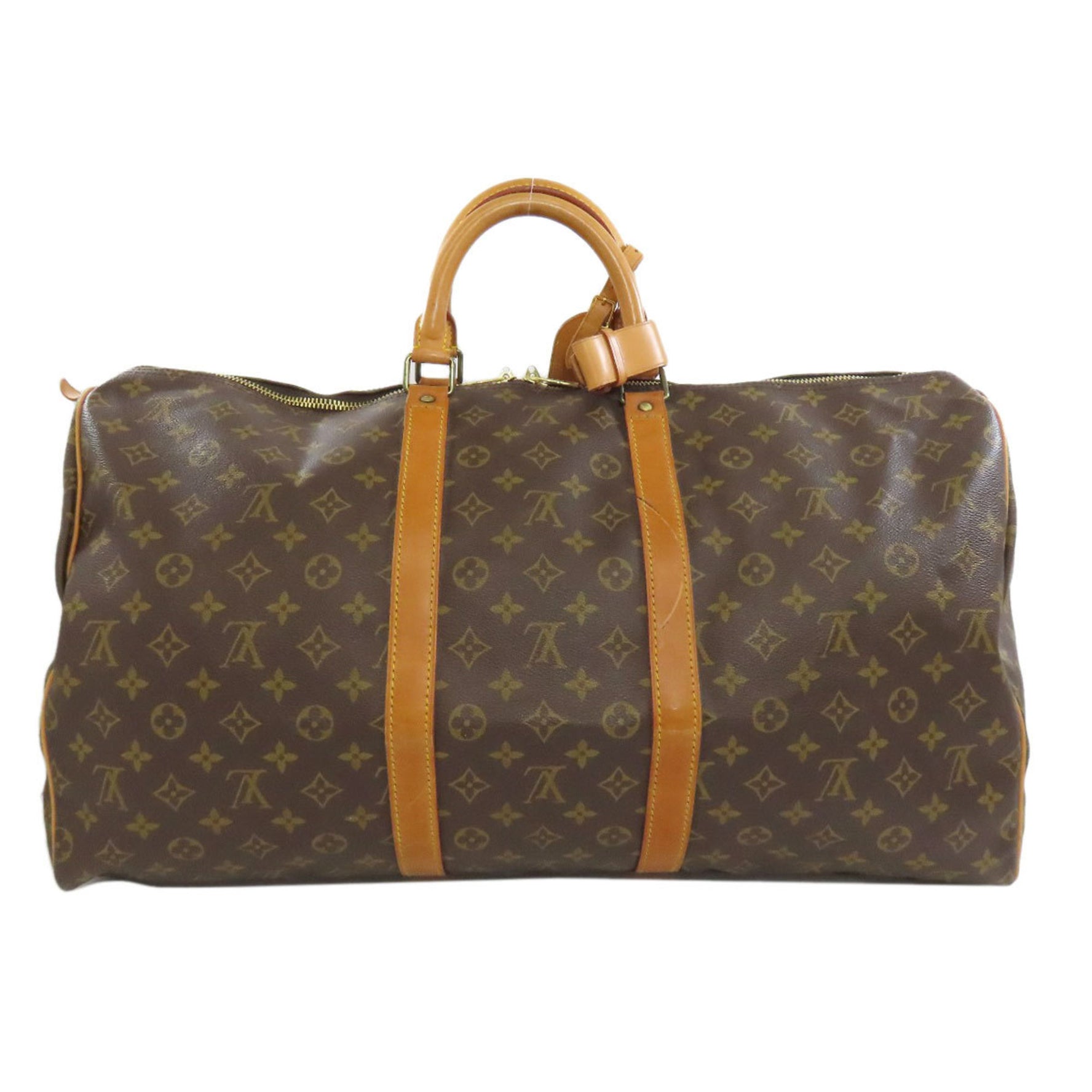 Louis Vuitton Keepall 55 Boston Bag Monogram Canvas