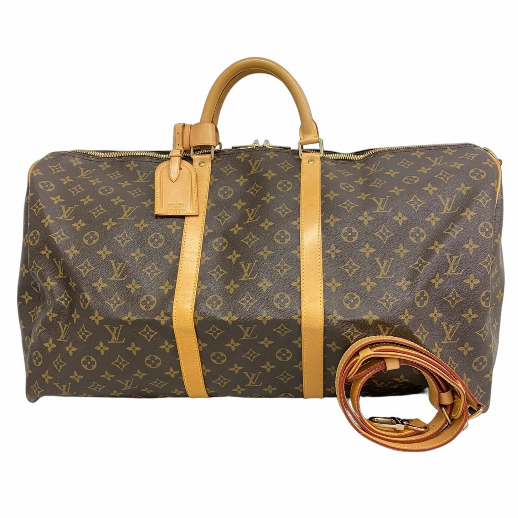 Louis Vuitton Monogram Keepall Bandouliere 60 Boston Bag Men's/Women's
