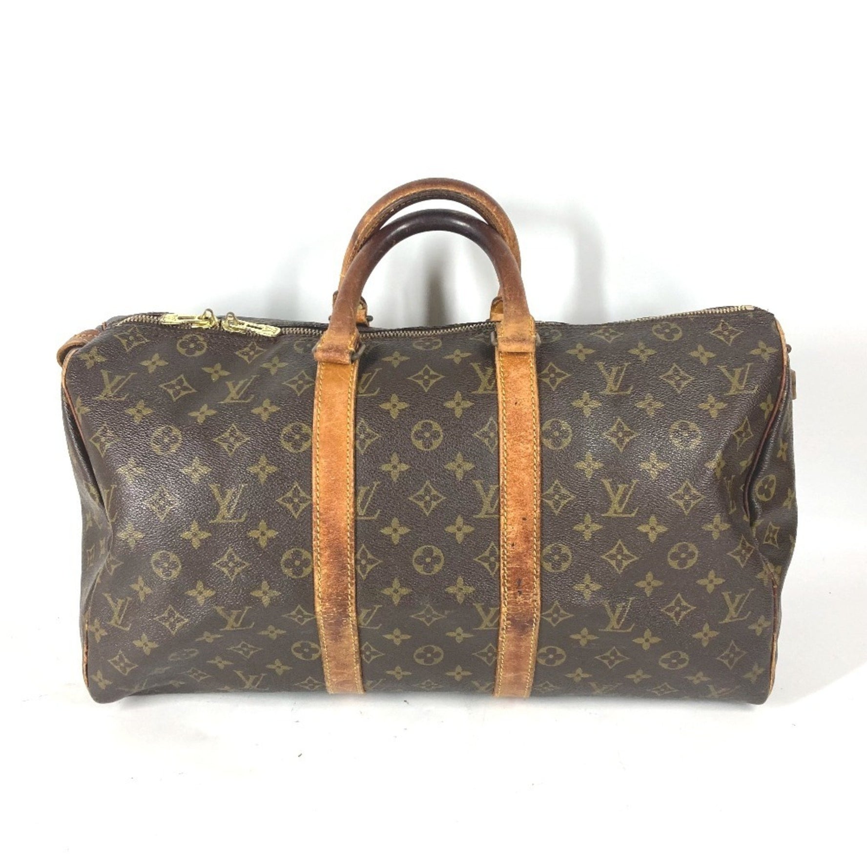 Louis Vuitton Monogram Keepall 45 Bag Travel Boston Canvas Men's