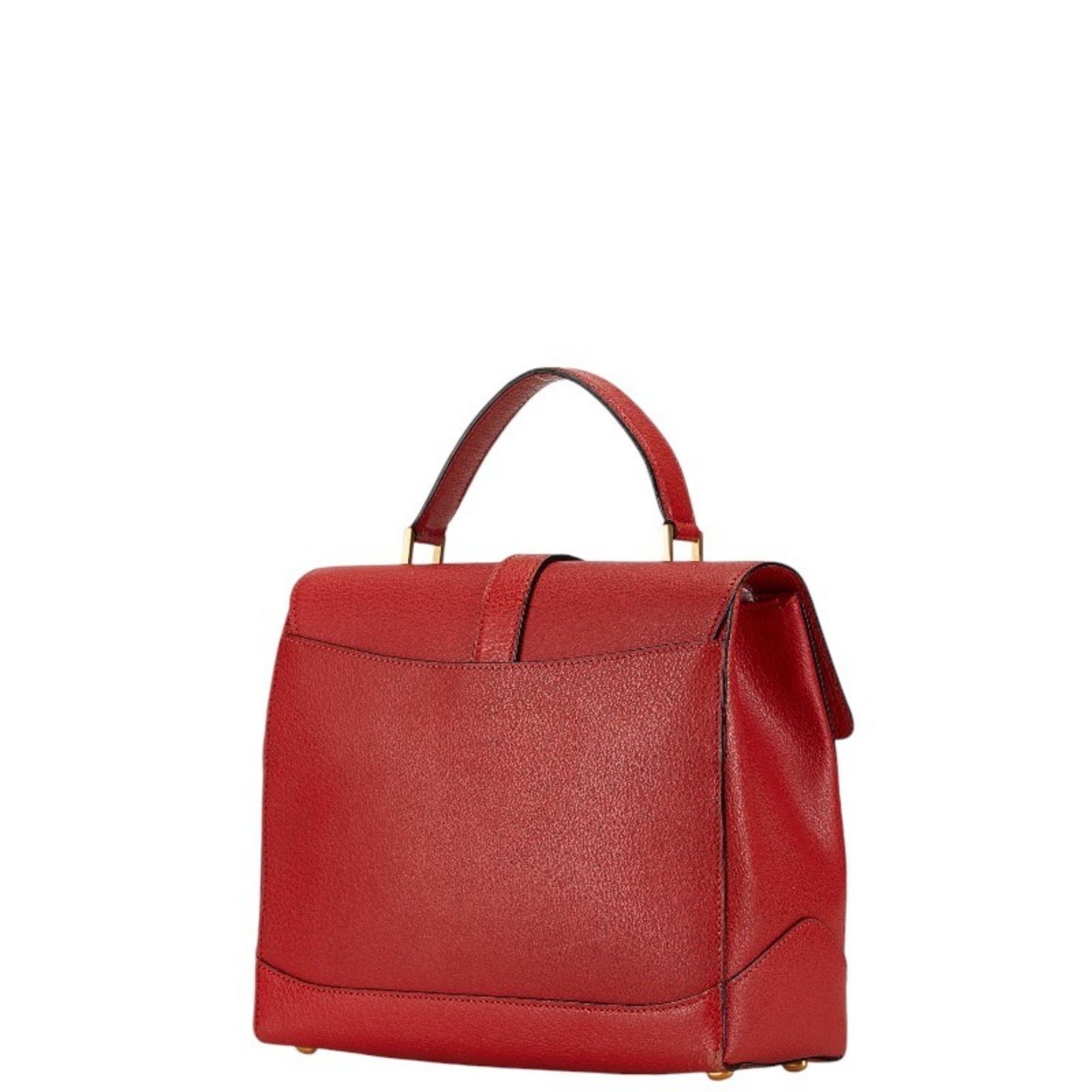 Celine handbag shoulder bag red leather