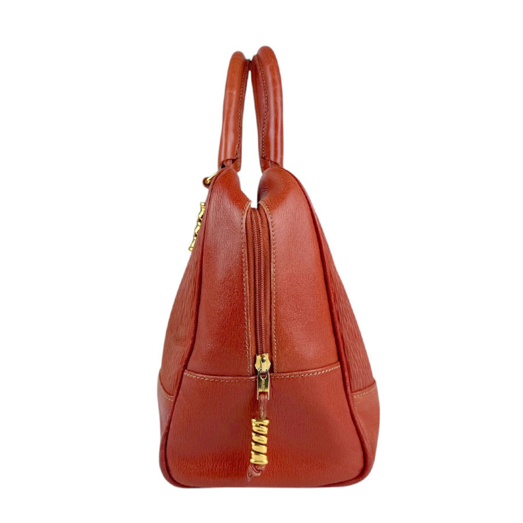 LOEWE handbag leather orange brown ladies