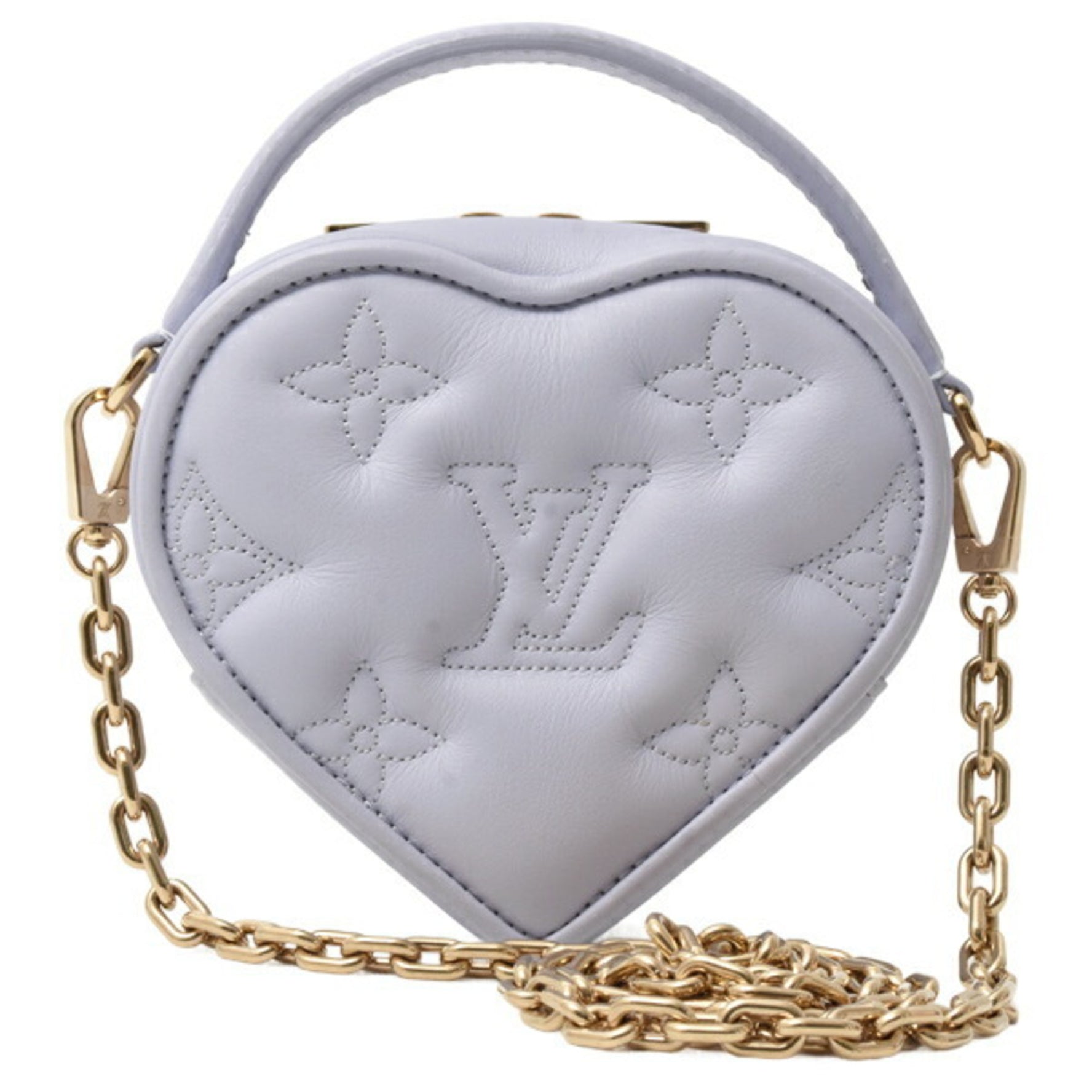 Louis Vuitton Pop My Heart Pouch Bubble Glam Shoulder Bag in Light Purple Leather
