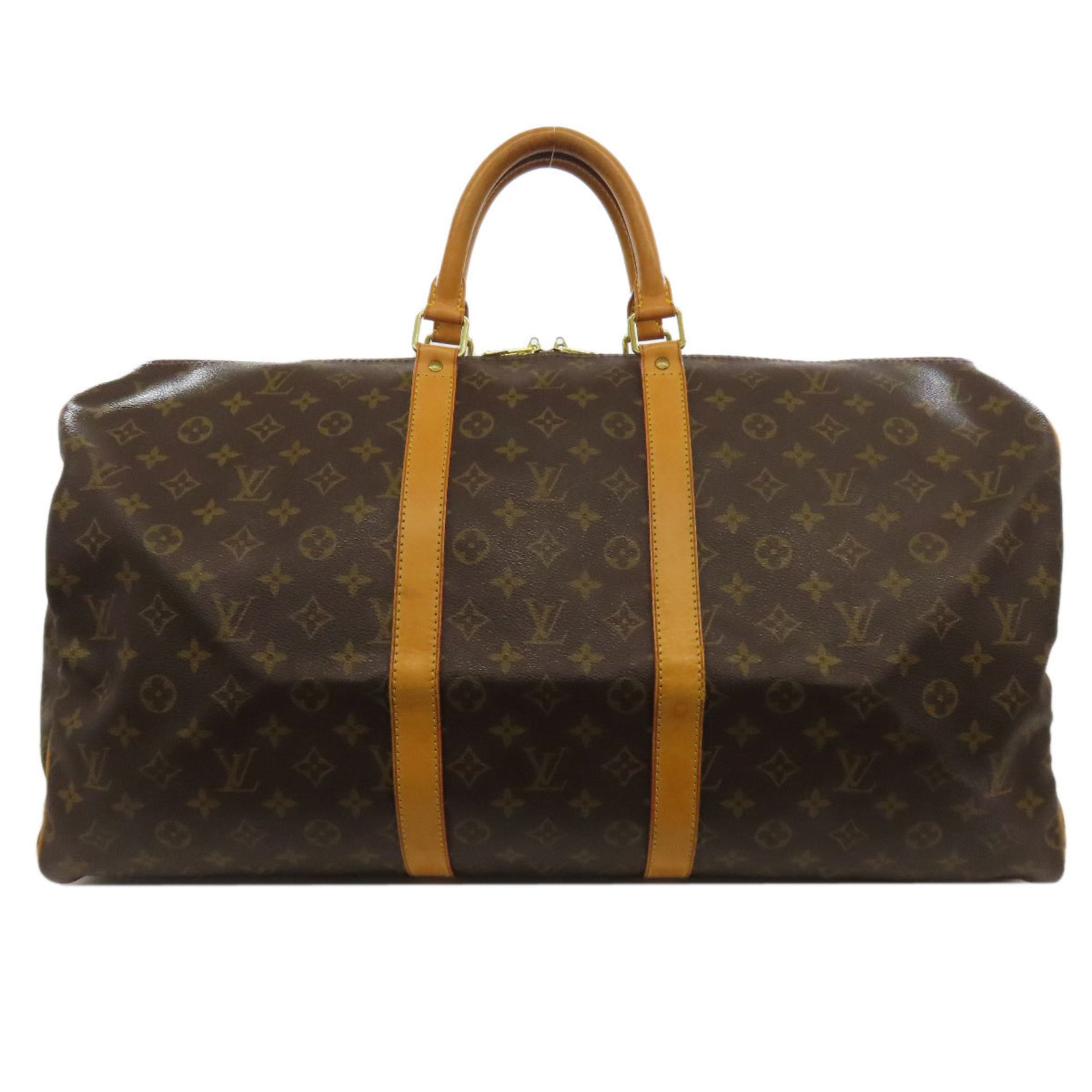 Louis Vuitton Keepall 55 Boston Bag Monogram Canvas LOUIS VUITTON