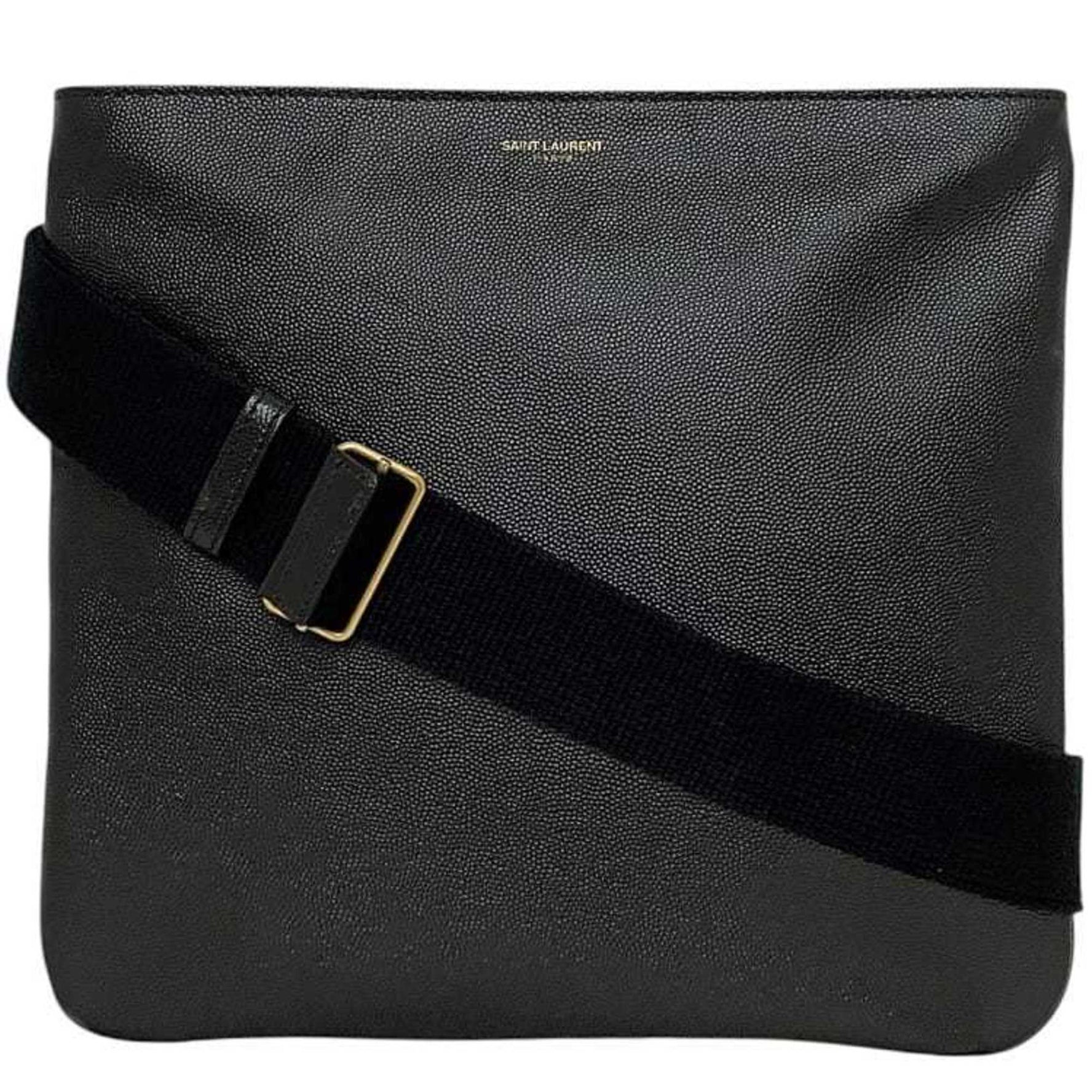 Saint Laurent shoulder bag leather SAINT LAURENT PARIS sacoche crossbody in grained