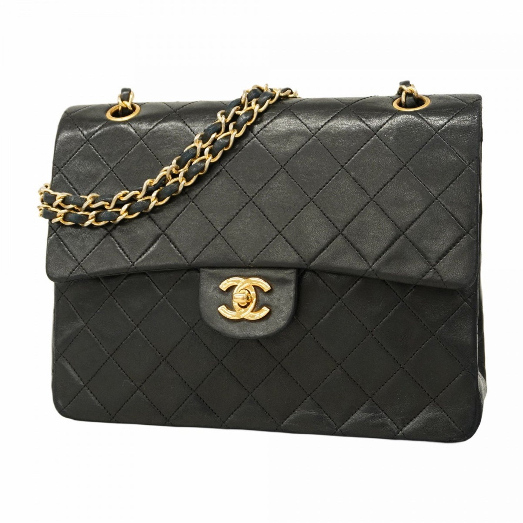 Chanel Matelasse Shoulder Bag with Double Flap and Chain, Lambskin