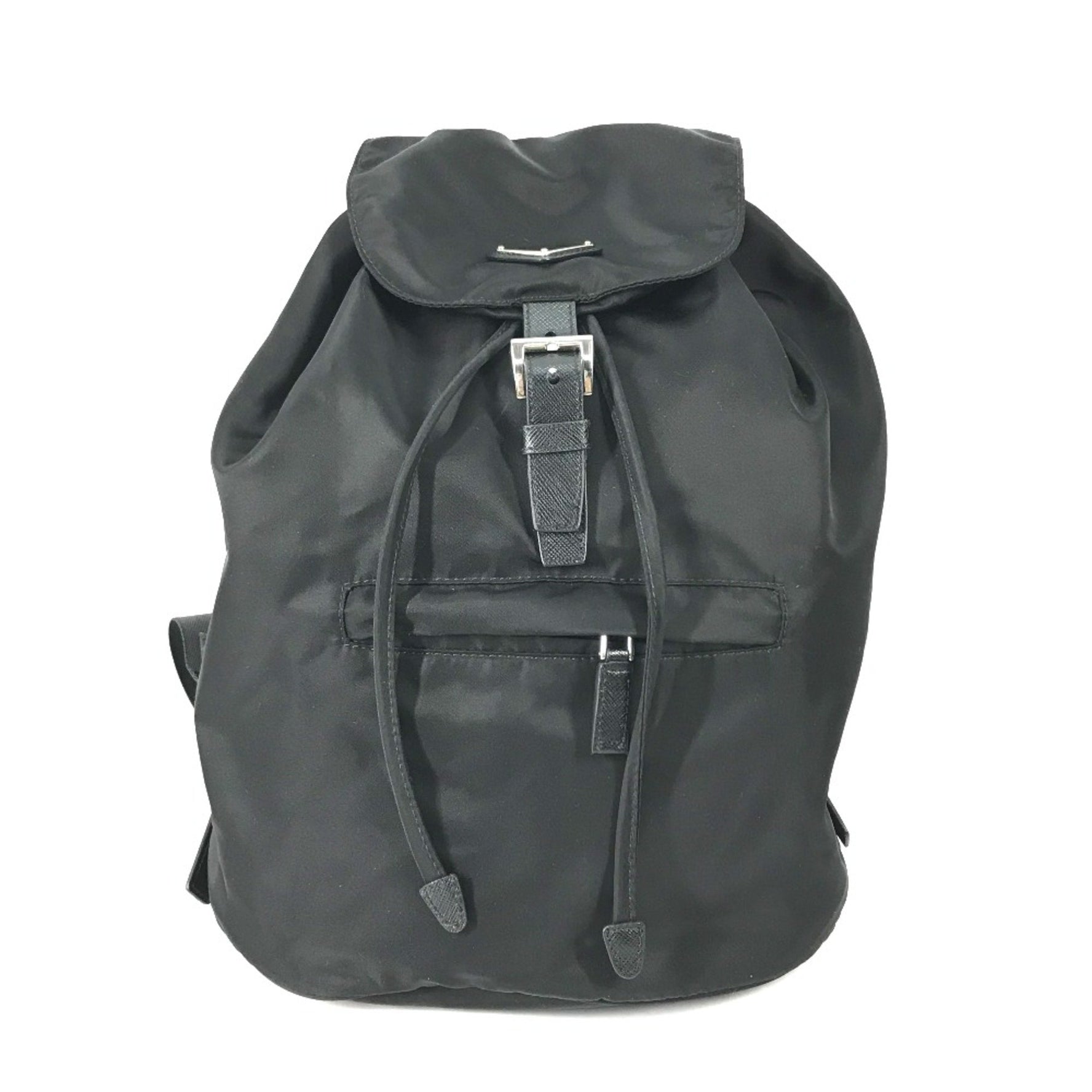 PRADA Logo Plate backpack bag Backpack