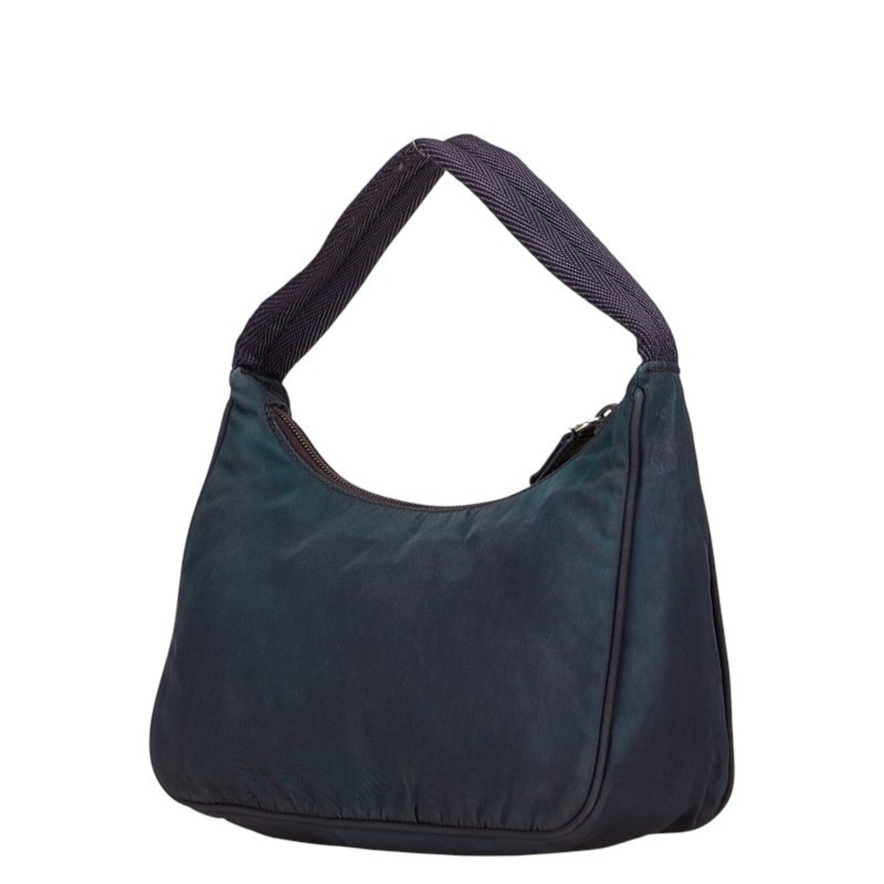 Prada Triangle Logo Plate Handbag Nylon